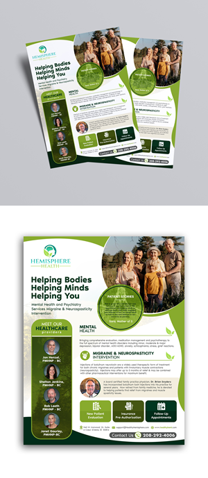 Flyer Design by debdesign for Hemisphere Health | Design: #30366278