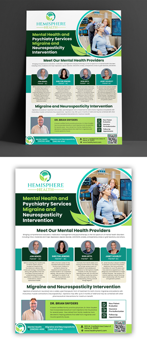 Flyer Design by debdesign for Hemisphere Health | Design: #30366337
