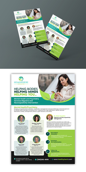 Flyer Design by debdesign for Hemisphere Health | Design: #30366466