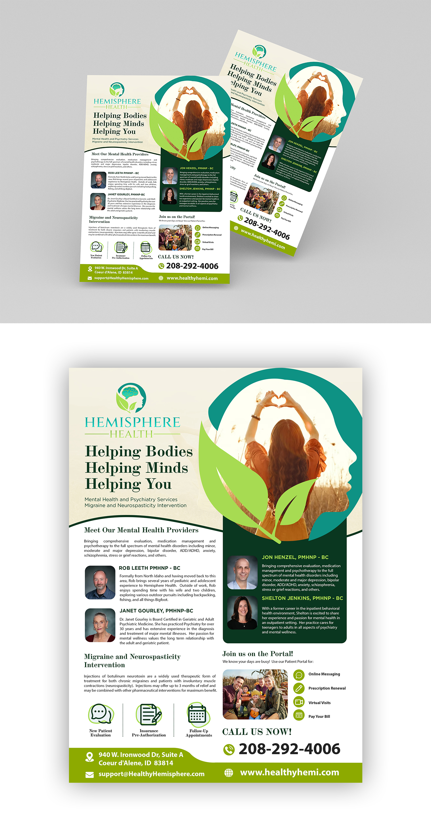 Flyer Design by debdesign for Hemisphere Health | Design #30367305