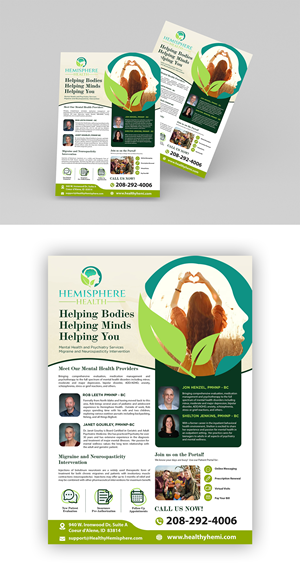 Flyer Design by debdesign for Hemisphere Health | Design: #30367305