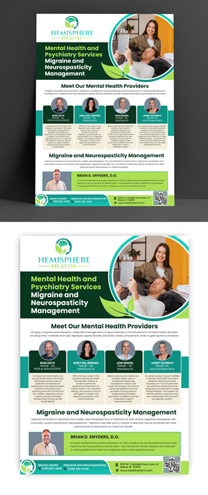 Flyer Design by debdesign for Hemisphere Health | Design: #30389192
