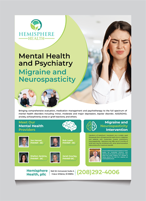 Flyer Design by 3Guys for Hemisphere Health | Design: #30375031
