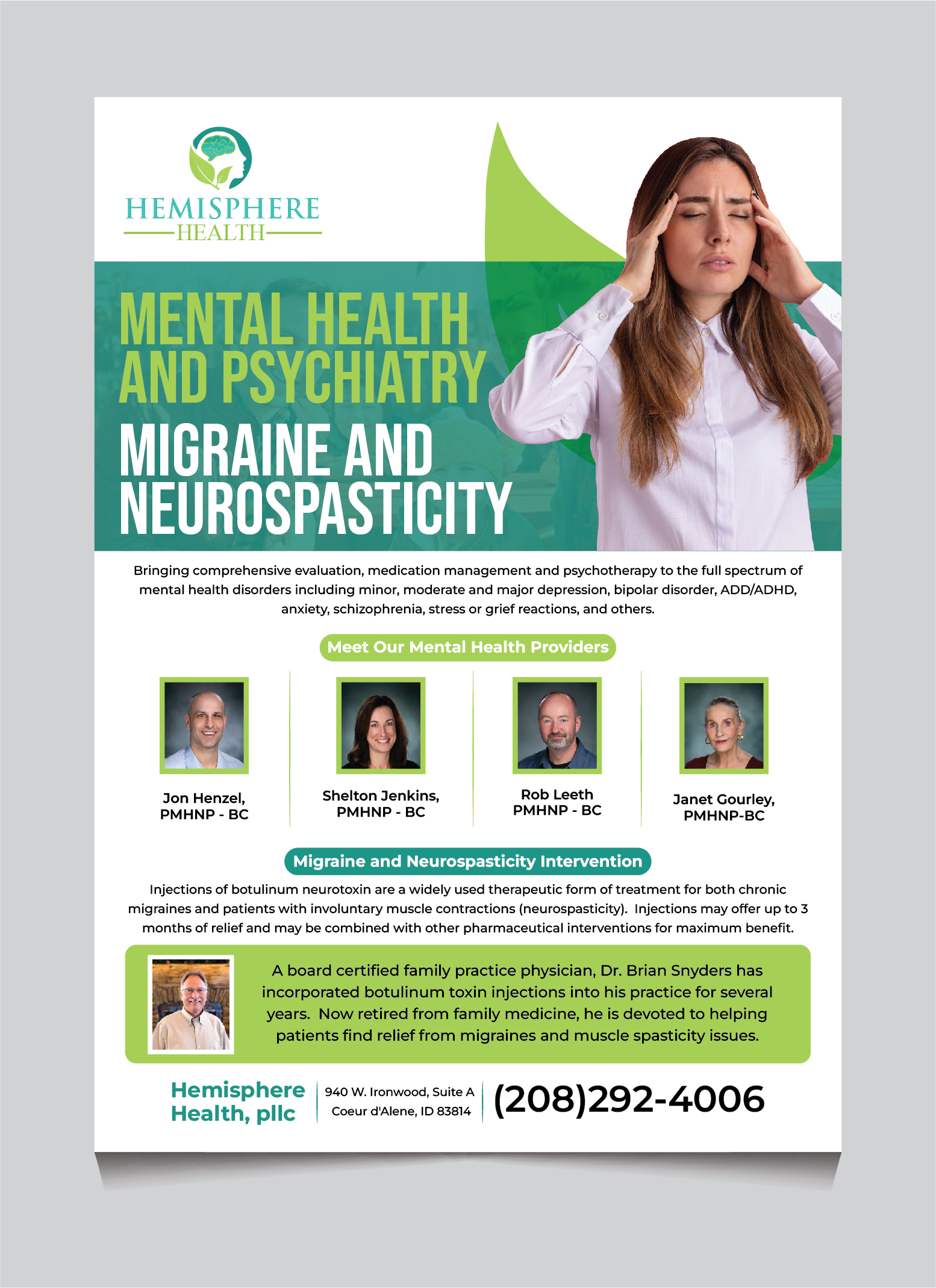 Flyer Design by 3Guys for Hemisphere Health | Design #30375032