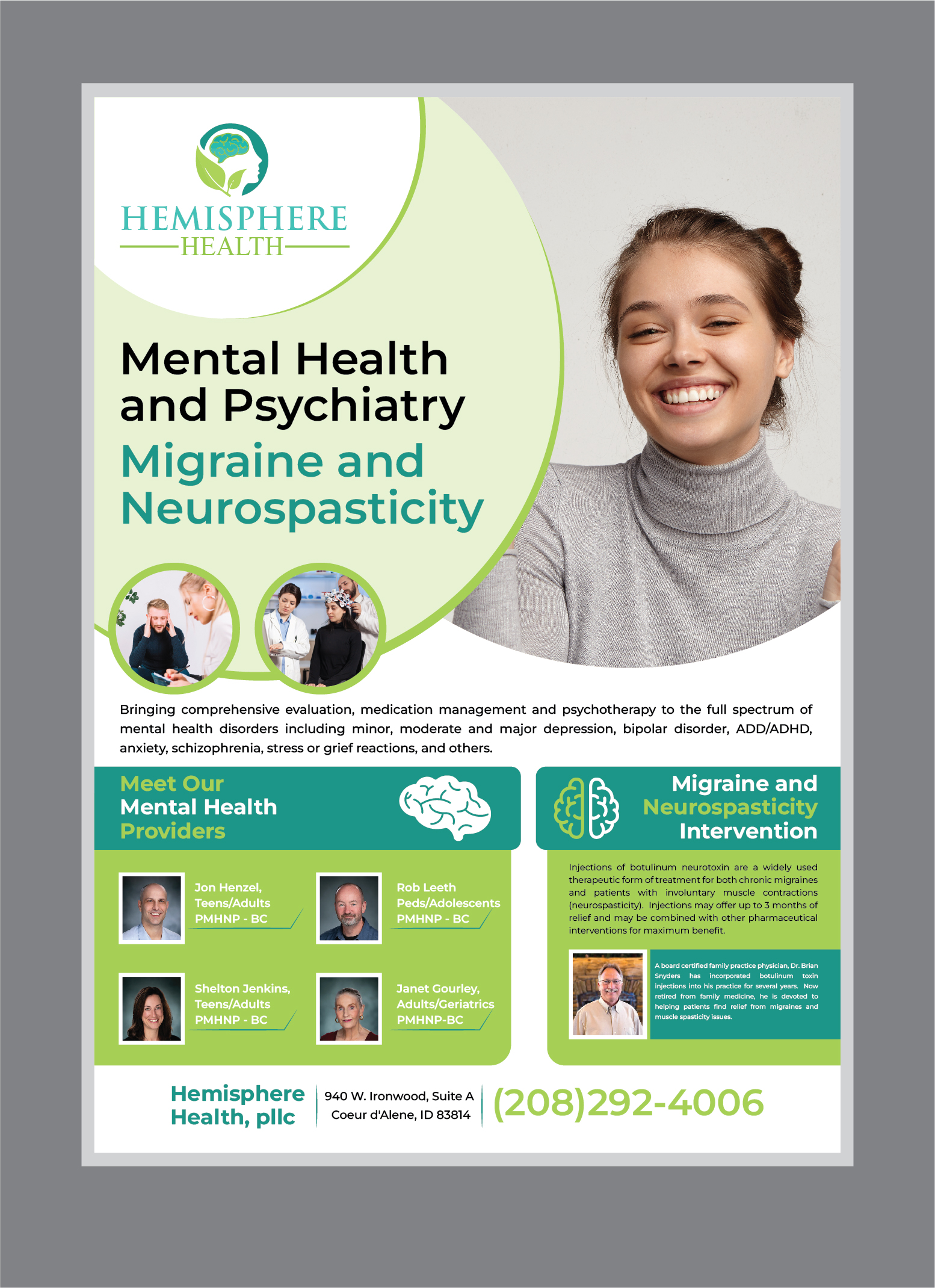 Flyer Design by 3Guys for Hemisphere Health | Design #30382363