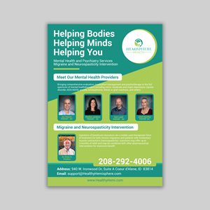 Flyer Design by Inventive Design for Hemisphere Health | Design: #30364189
