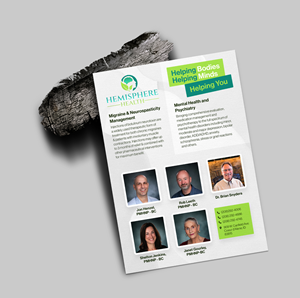 Flyer Design by Graphic Guy for Hemisphere Health | Design: #30368705