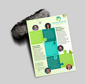 Flyer Design by Graphic Guy for Hemisphere Health | Design: #30368707
