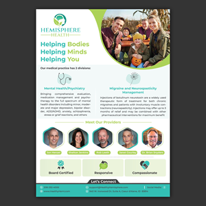 Flyer Design by Bidita Saha for Hemisphere Health | Design: #30368521