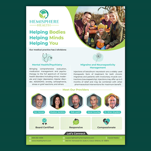 Flyer Design by Bidita Saha for Hemisphere Health | Design: #30376431