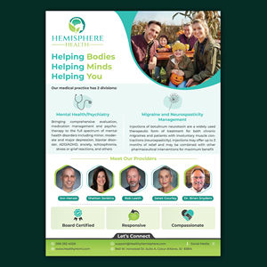 Flyer Design by Bidita Saha for Hemisphere Health | Design: #30376439