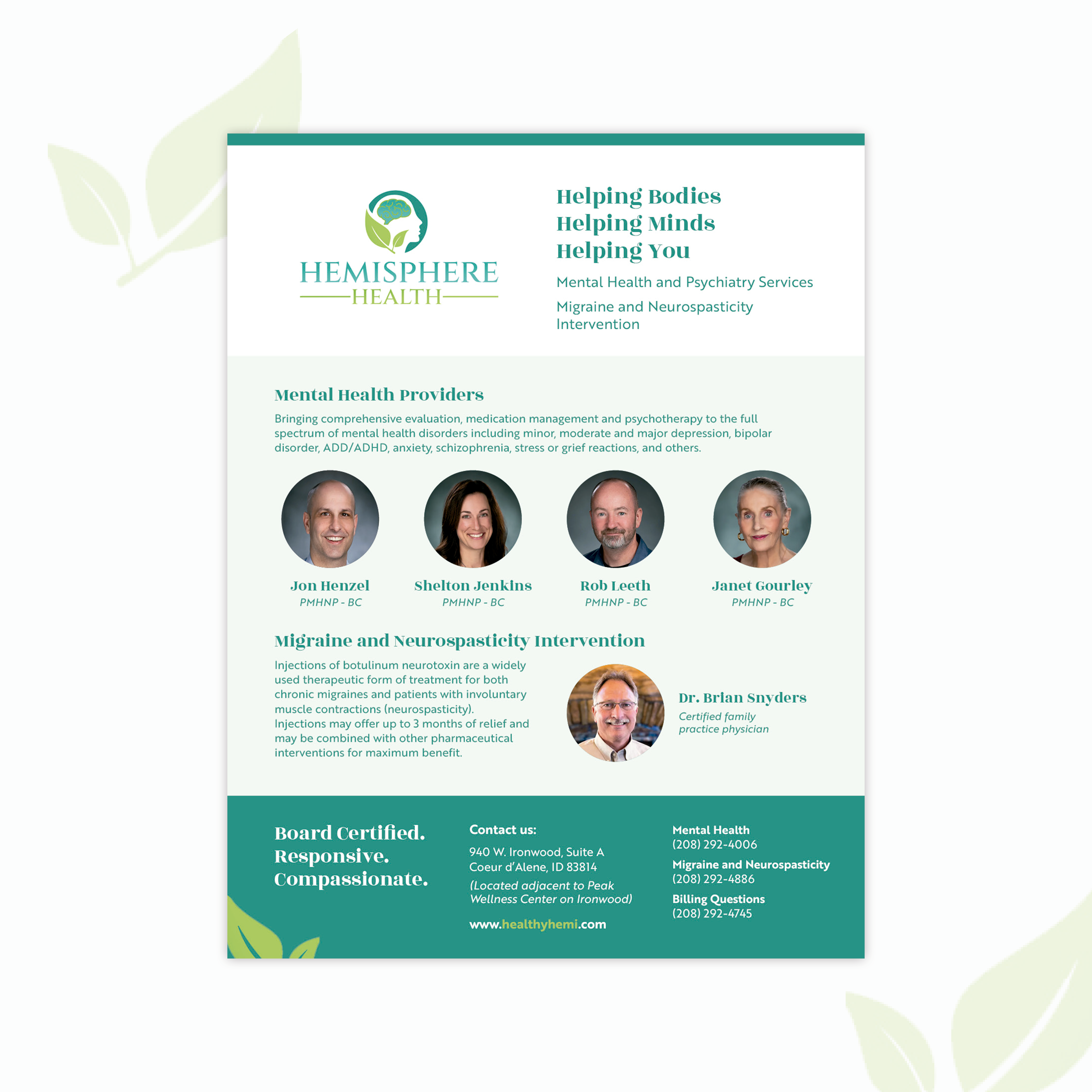 Flyer Design by fernandasuzk for Hemisphere Health | Design #30373270