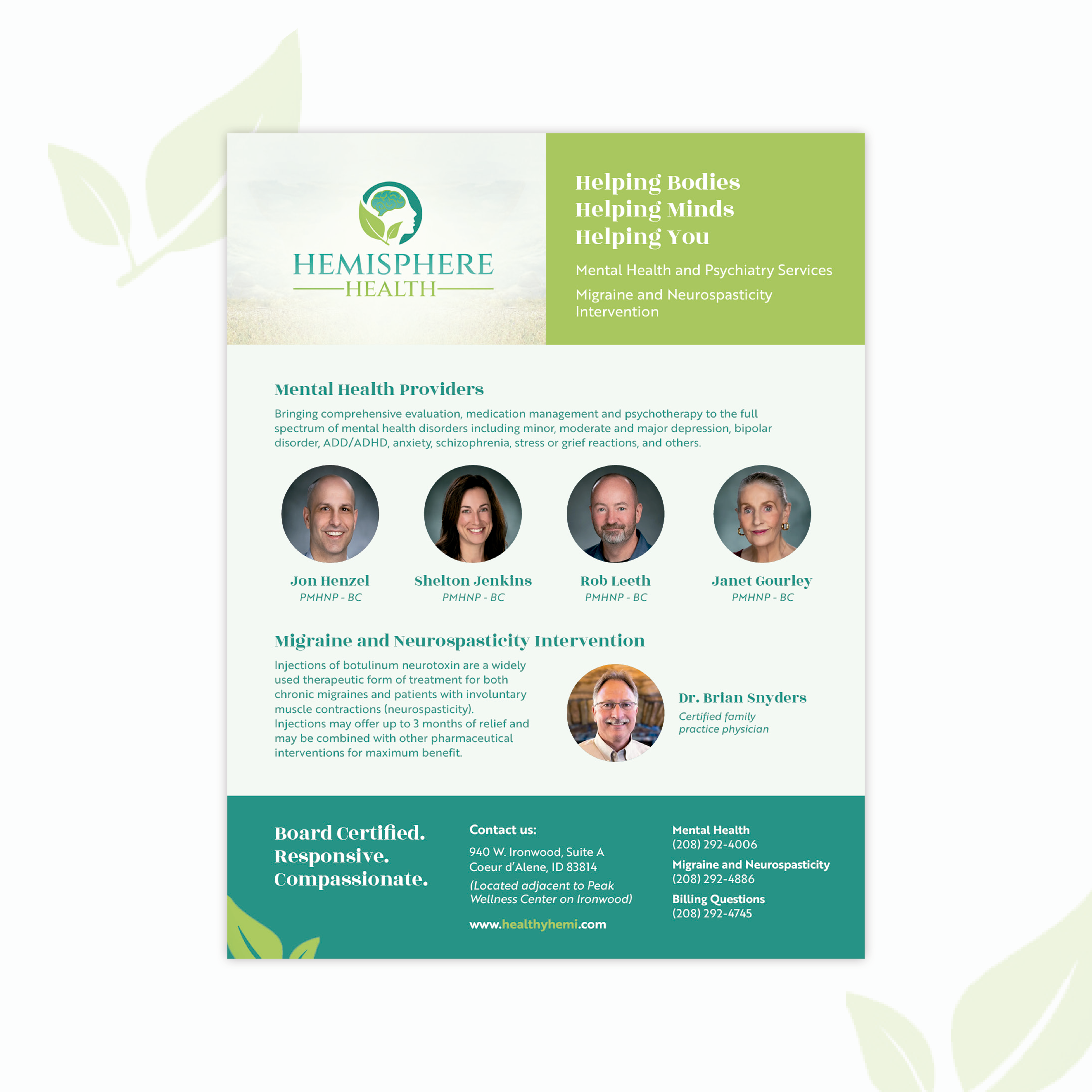 Flyer Design by fernandasuzk for Hemisphere Health | Design #30391368