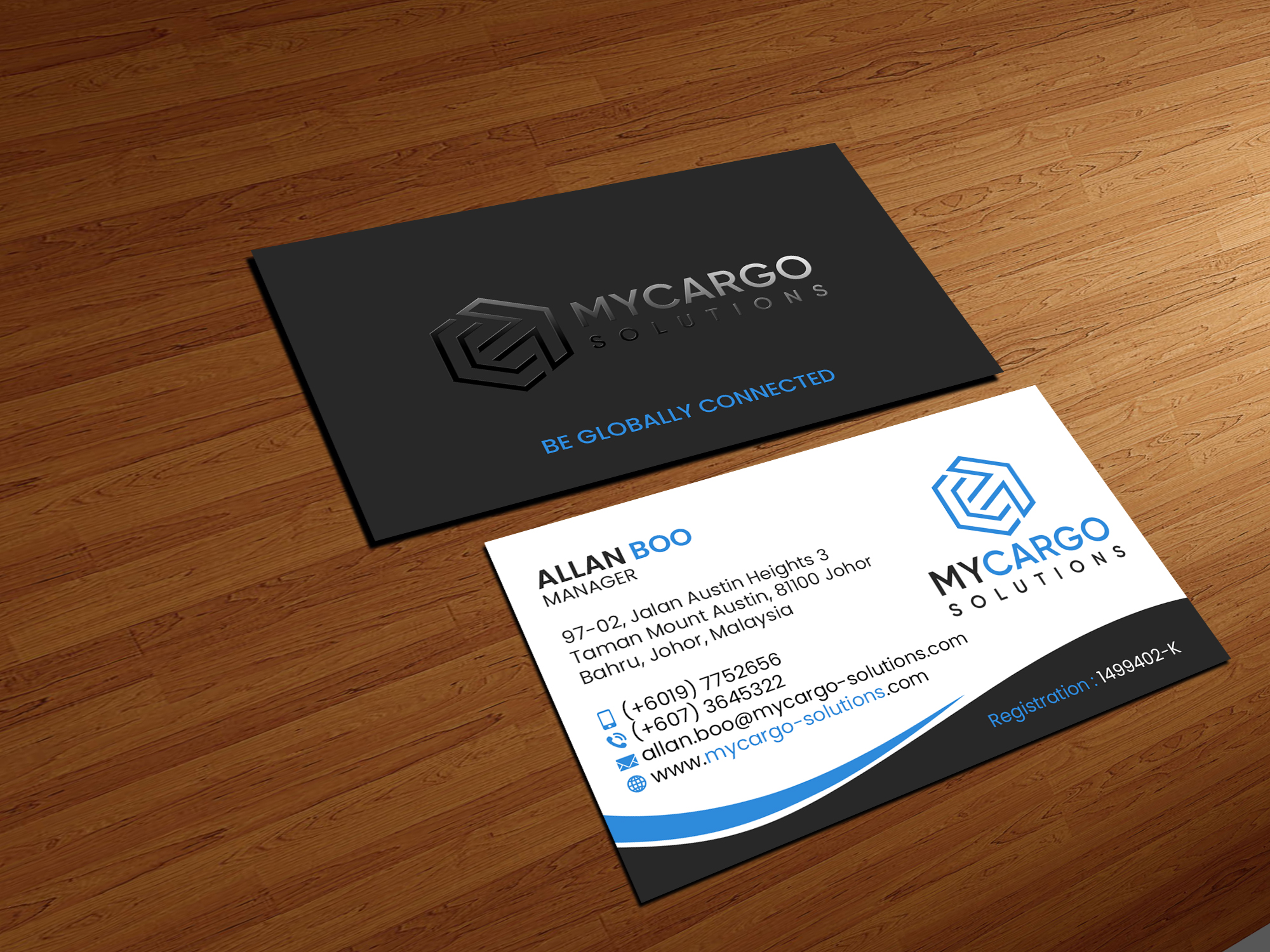 Stationery Design by Creations Box 2015 for Bridgelink Logistics Sdn Bhd | Design #30366143