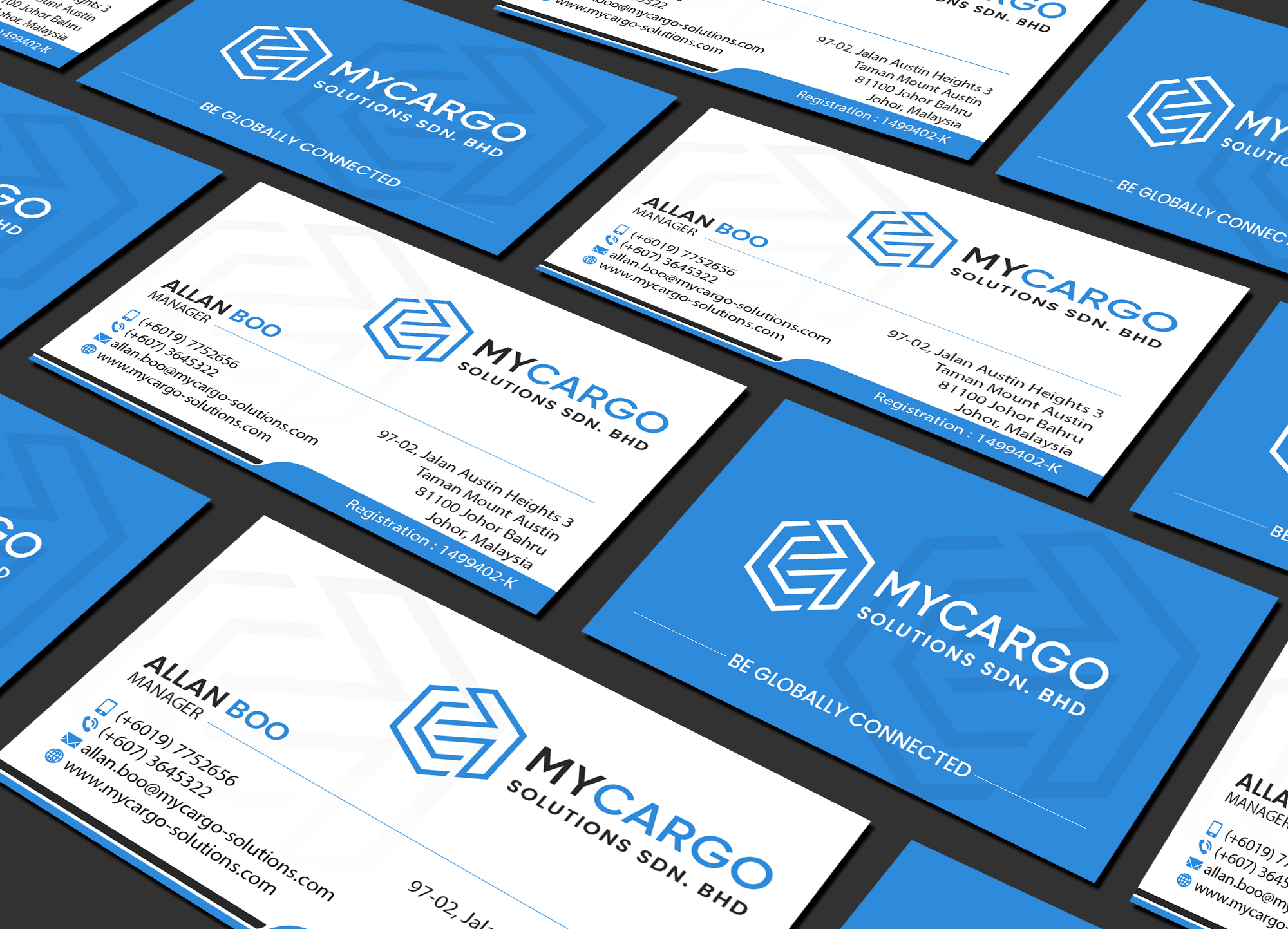 Stationery Design by Creations Box 2015 for Bridgelink Logistics Sdn Bhd | Design #30390510
