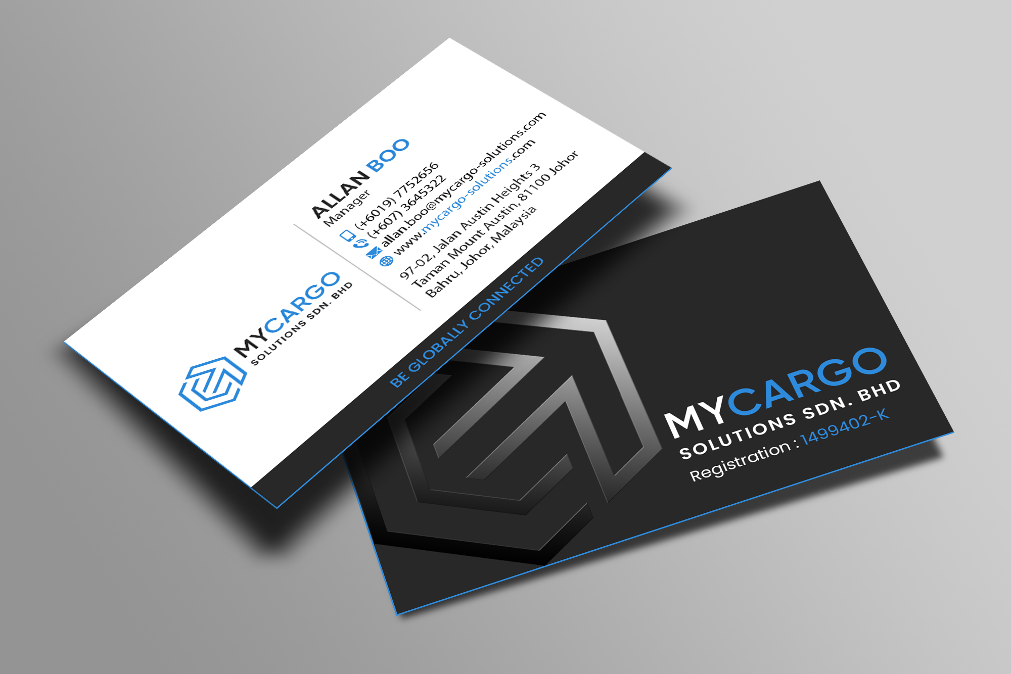 Stationery Design by Creations Box 2015 for Bridgelink Logistics Sdn Bhd | Design #30390523