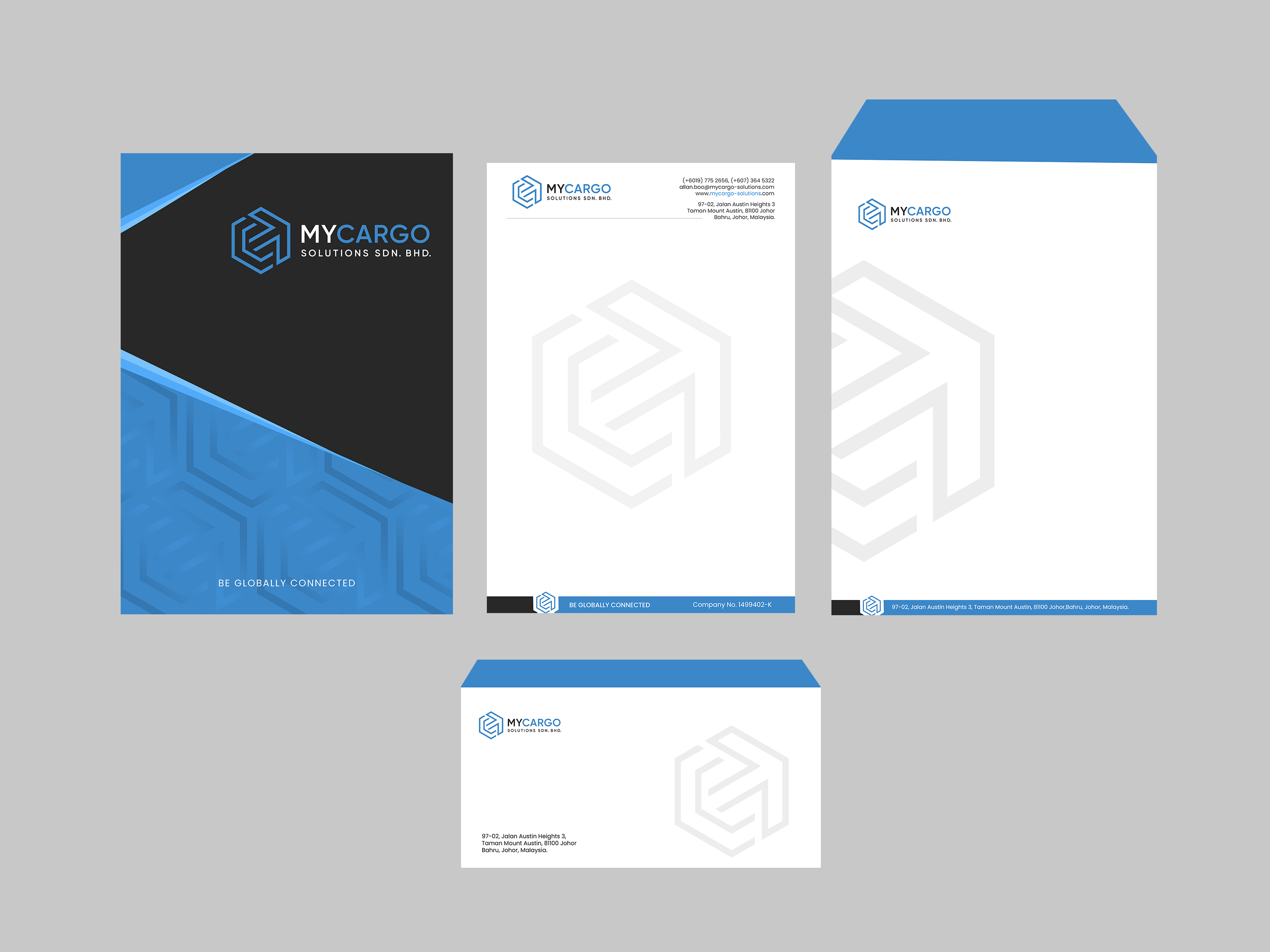 Schreibwaren-Design von Creations Box 2015 für Bridgelink Logistics Sdn Bhd | Design #30519340