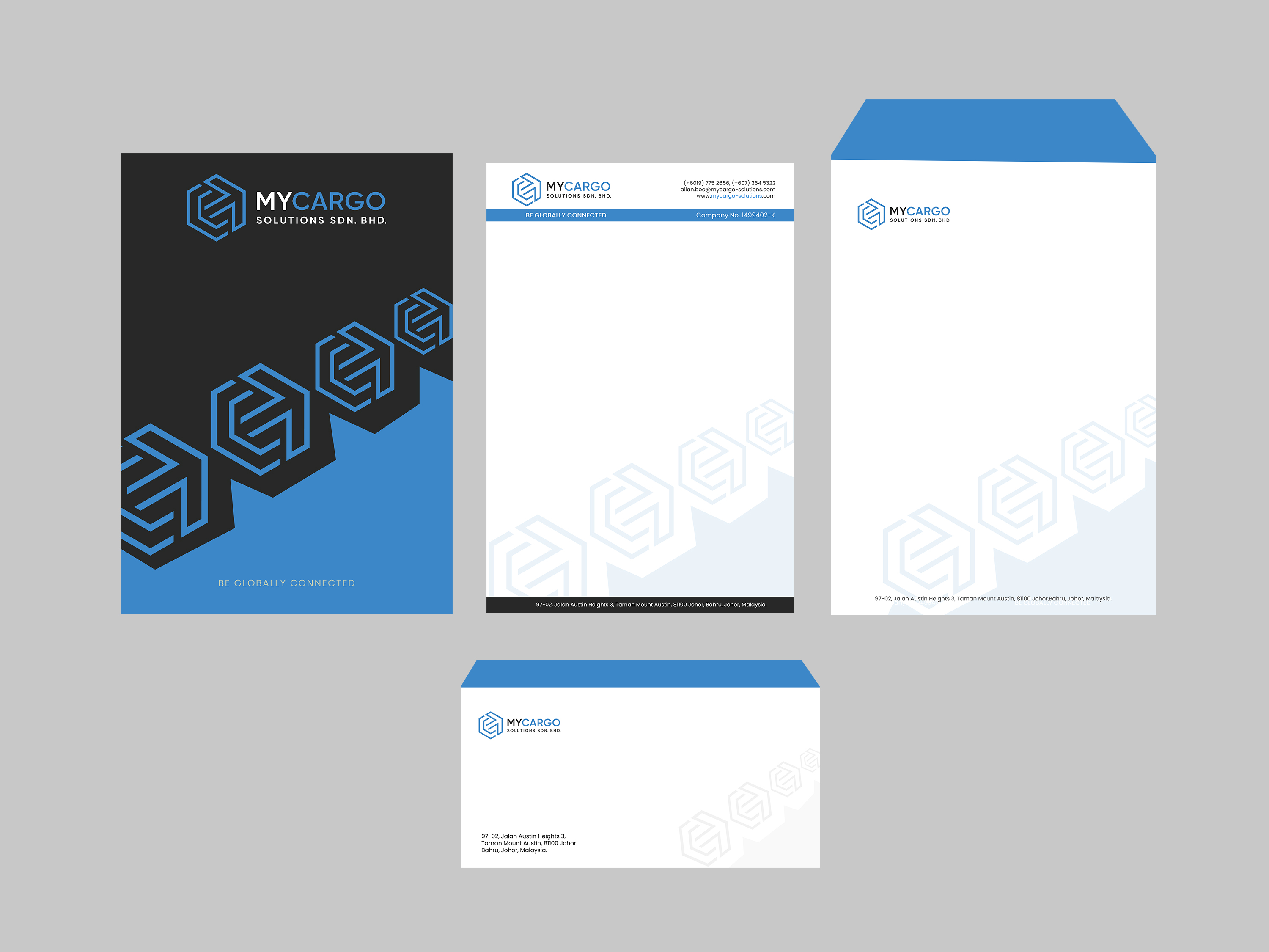 Schreibwaren-Design von Creations Box 2015 für Bridgelink Logistics Sdn Bhd | Design #30519341