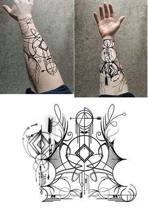 Diseño de Tatuaje por ioio para este proyecto | Diseño: #30414023
