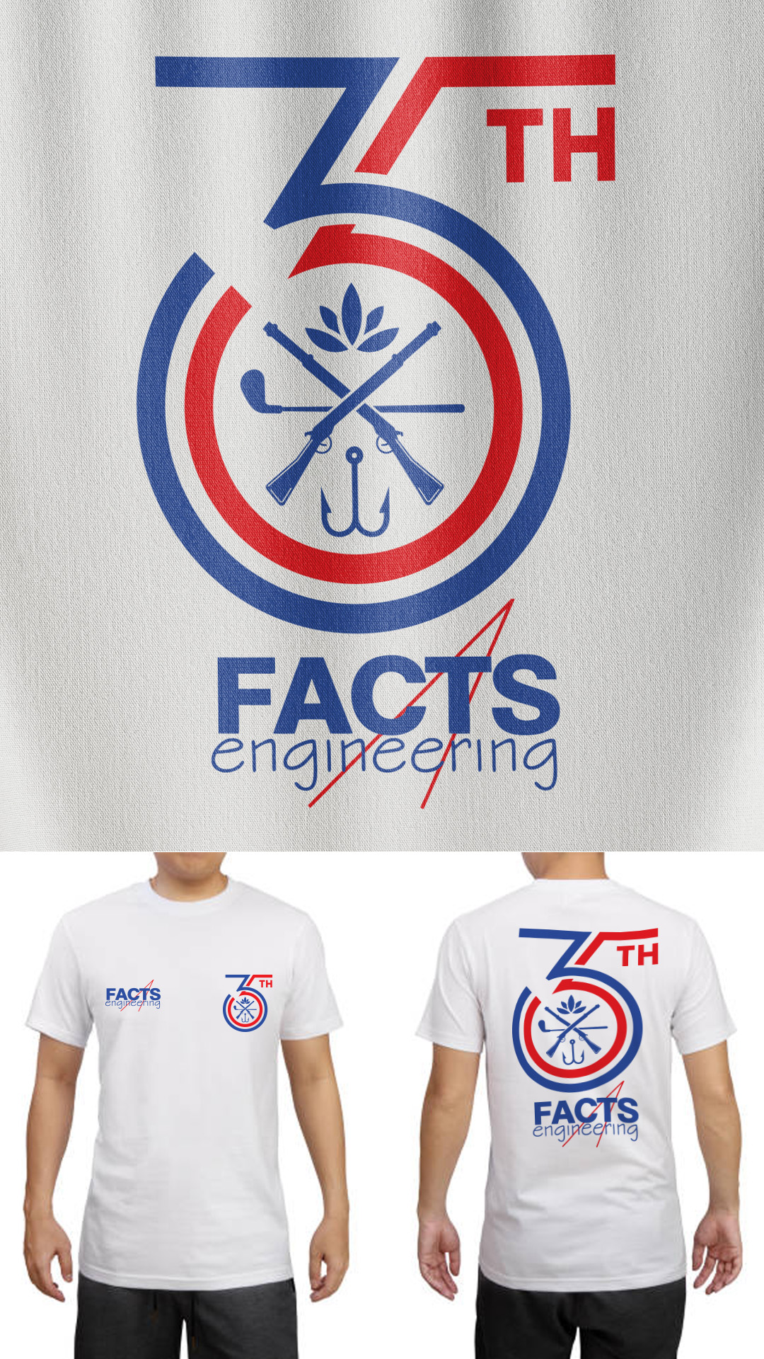 T-shirt Design by simple mind for FACTS Engineering | Design #30381106