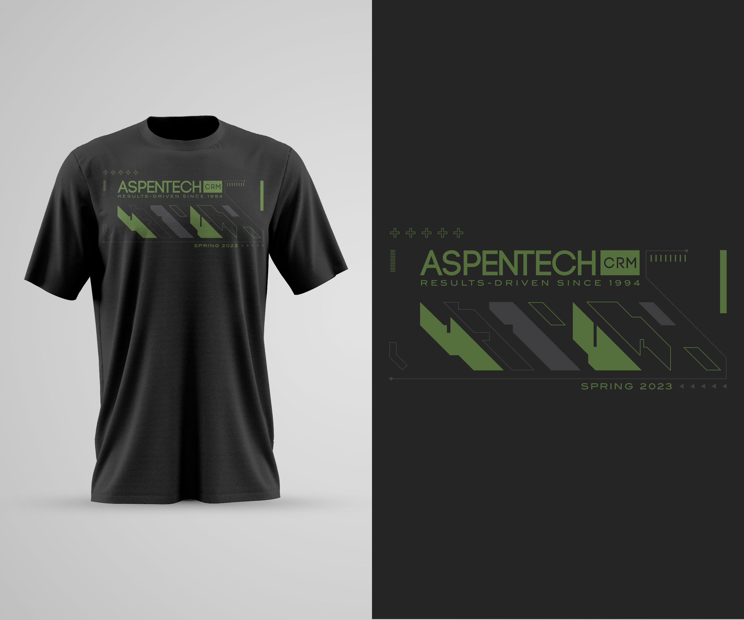 T-shirt Design by Sangkasa for AspenTech CRM | Design #30403775