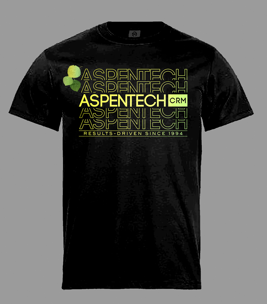 T-shirt Design by Johncina for AspenTech CRM | Design #30387880