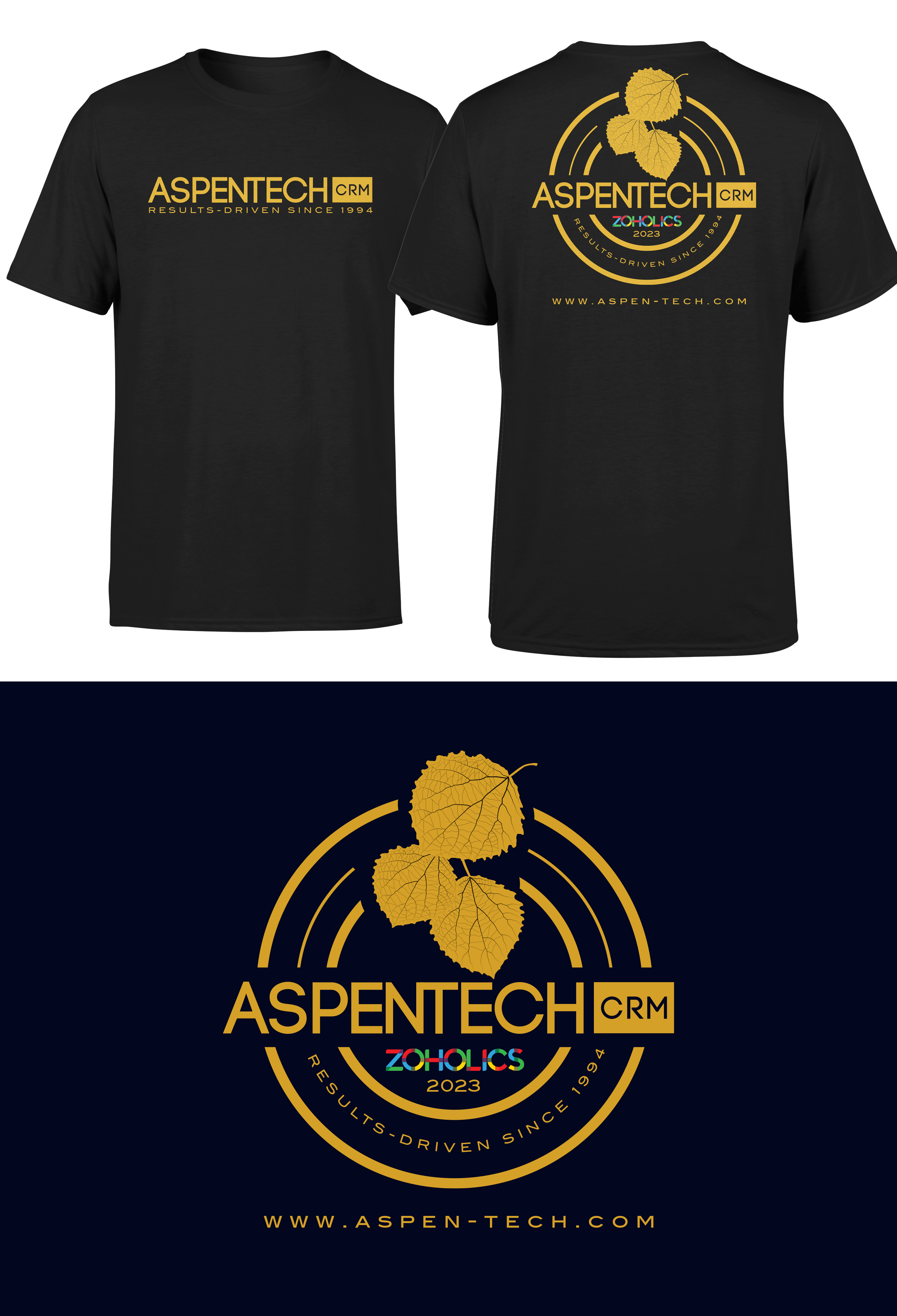 T-shirt Design by Saviar 2 for AspenTech CRM | Design: #30400582