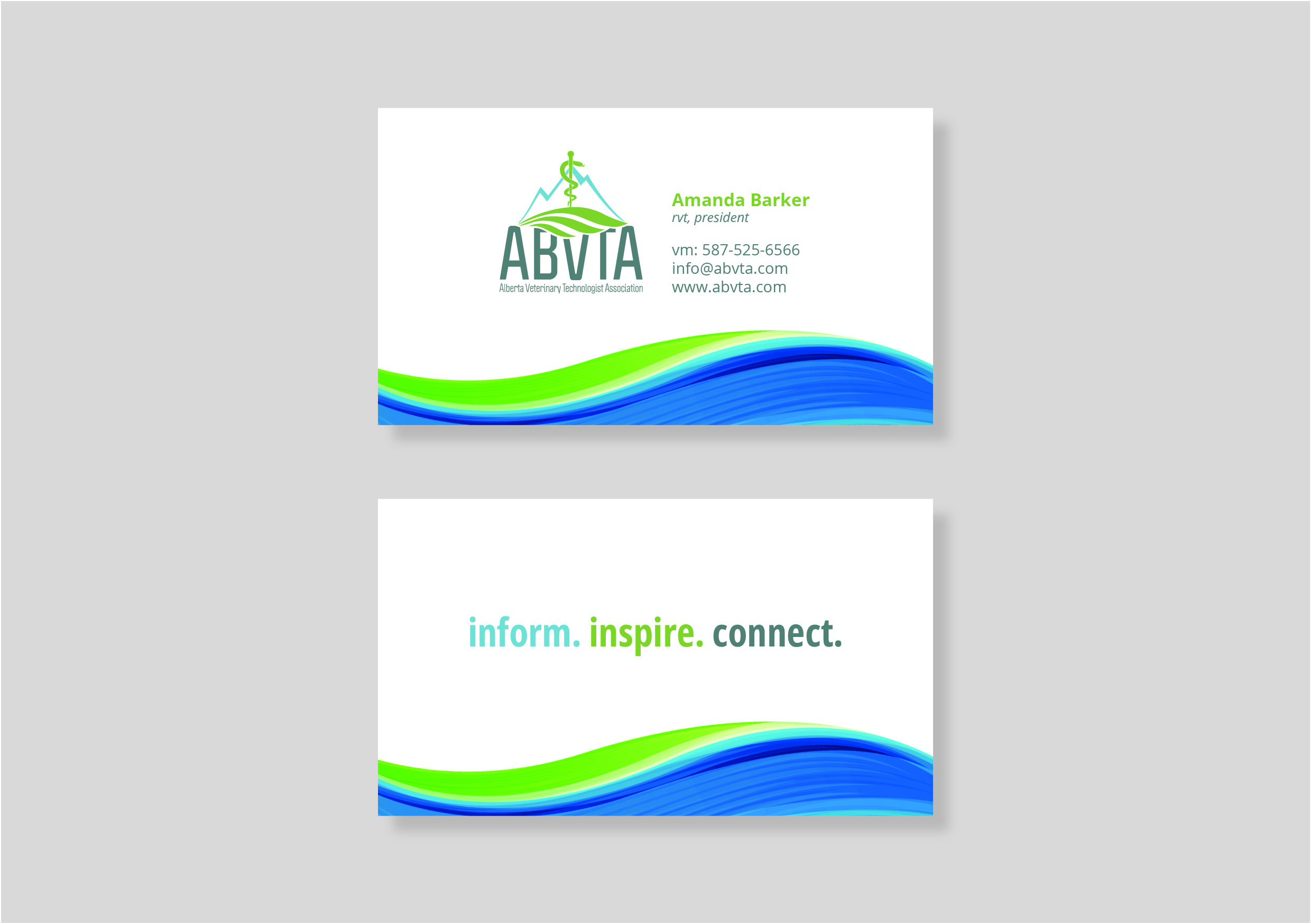 Design de Carte de Visite par MarkoE pour Alberta Veterinary Technologist Association | Design #30372235
