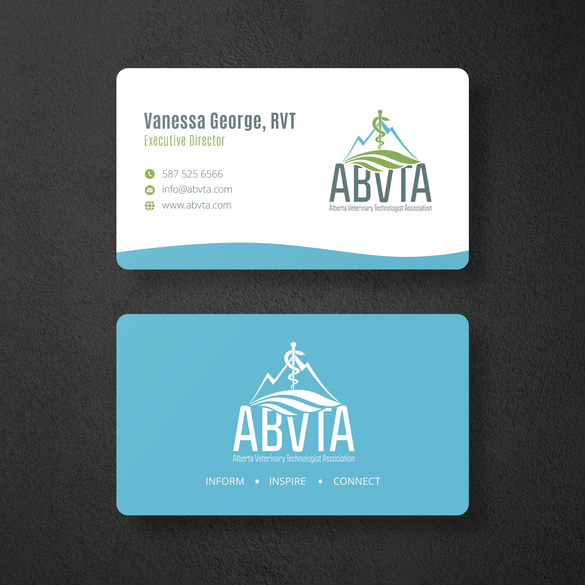 Visitenkarten-Design von Mosaic für Alberta Veterinary Technologist Association | Design #30369890