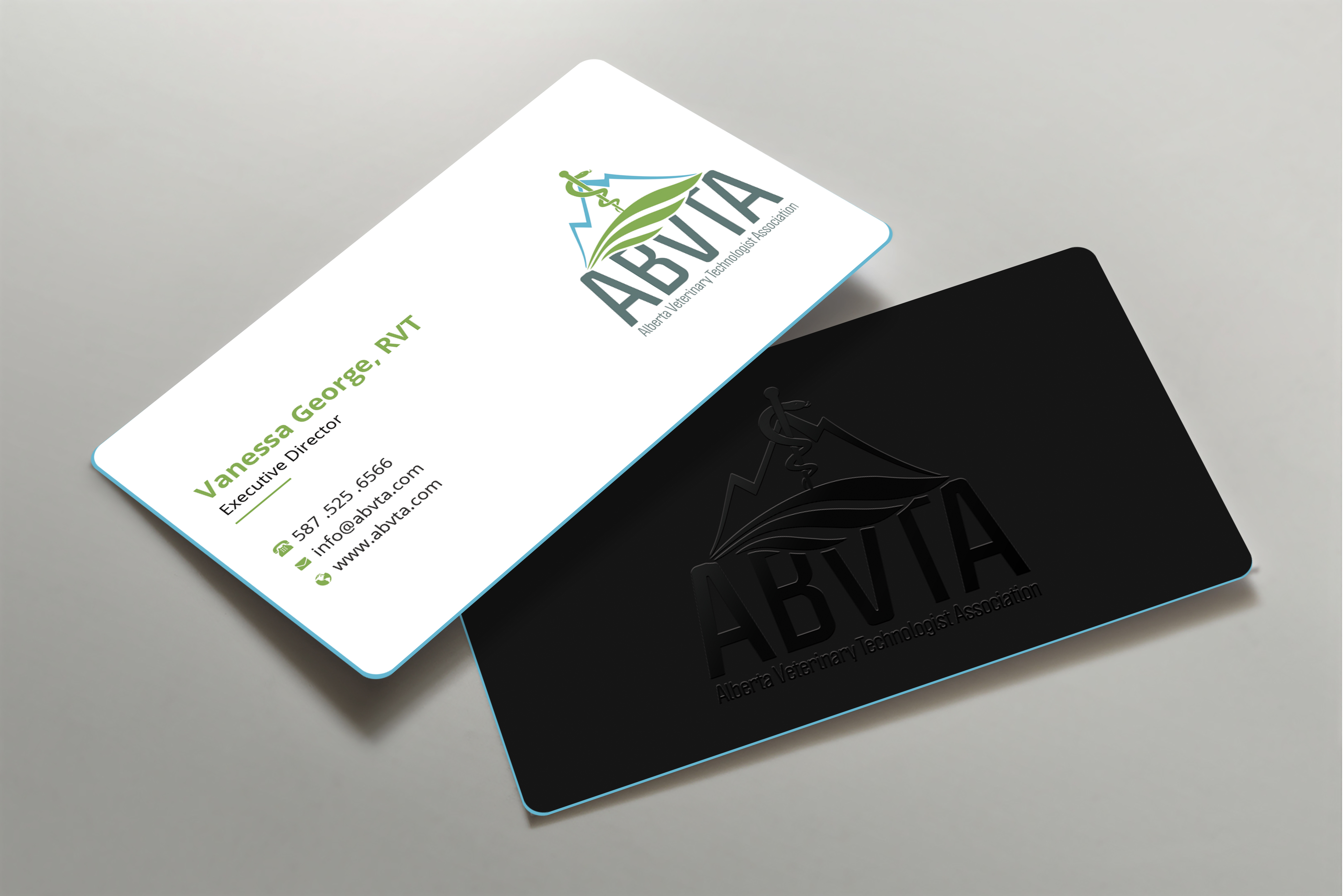 Design de Carte de Visite par Expert Bappy pour Alberta Veterinary Technologist Association | Design #30370699