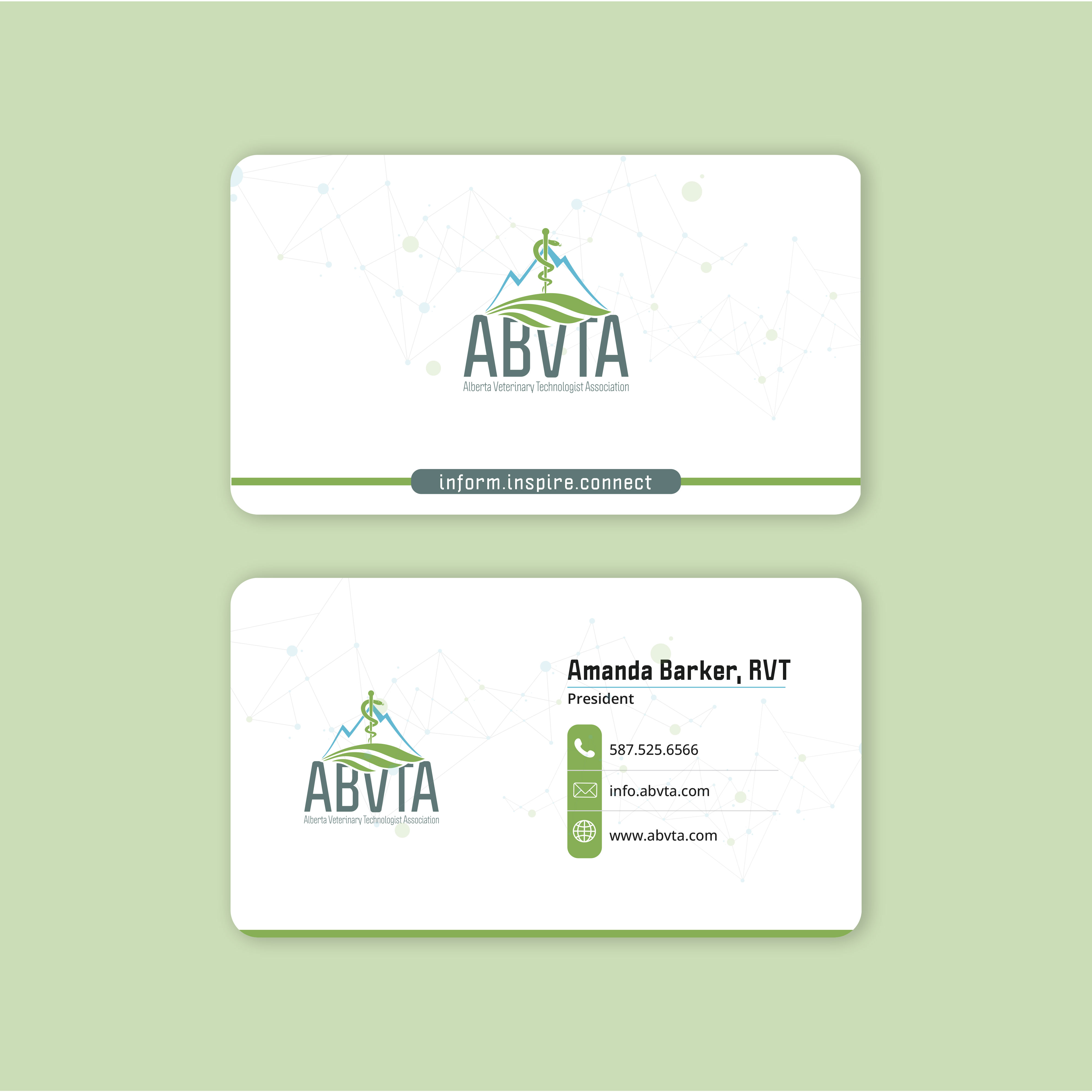 Business Card Design by Usman_Live for Alberta Veterinary Technologist Association | Design #30392546
