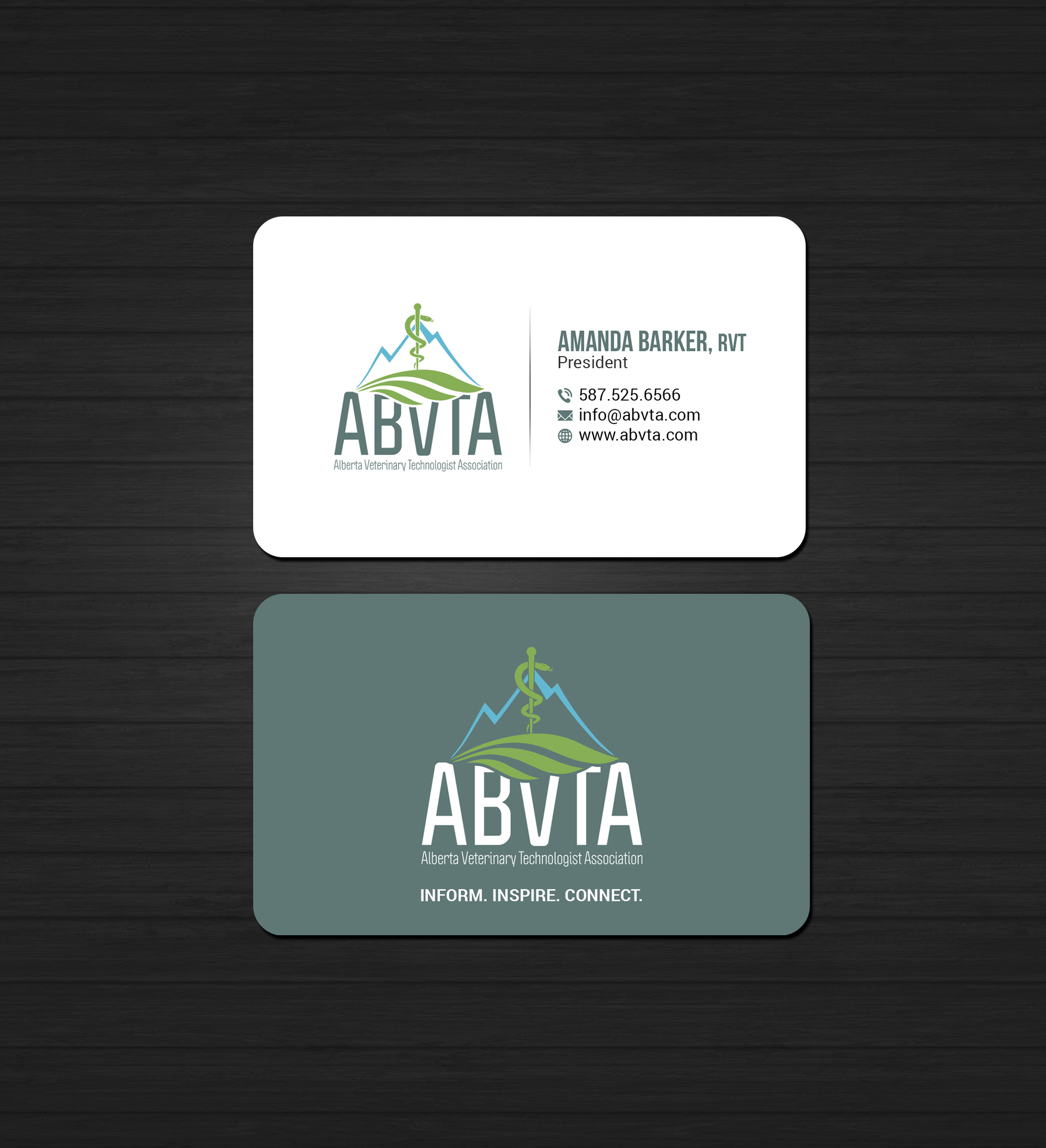 Business Card Design by Creations Box 2015 for Alberta Veterinary Technologist Association | Design #30374320