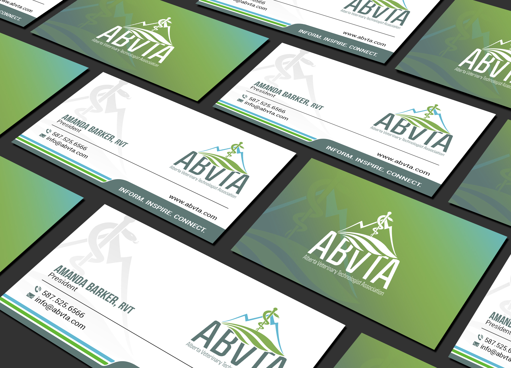 Diseño de Tarjeta de Presentación por Creations Box 2015 para Alberta Veterinary Technologist Association | Diseño #30377437