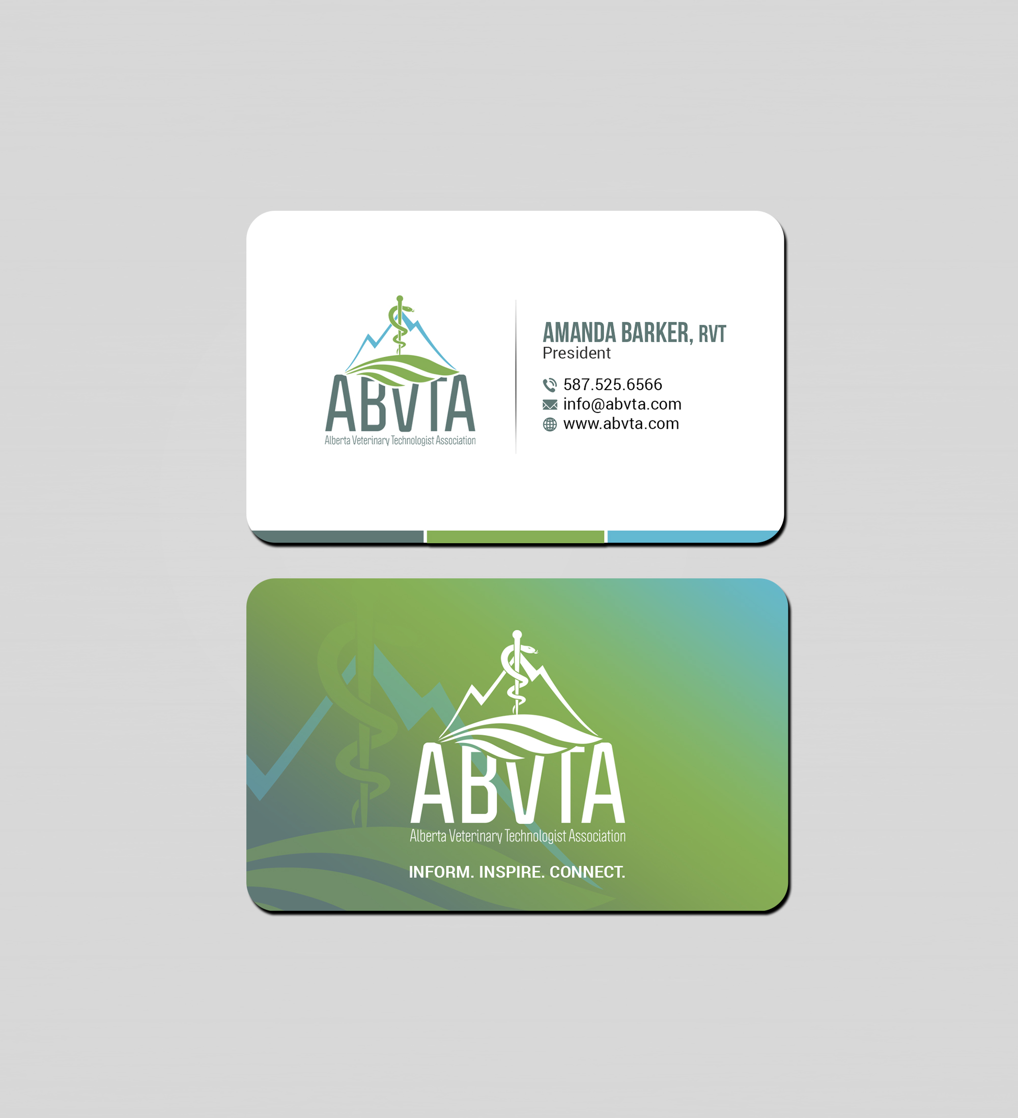 Diseño de Tarjeta de Presentación por Creations Box 2015 para Alberta Veterinary Technologist Association | Diseño #30377439