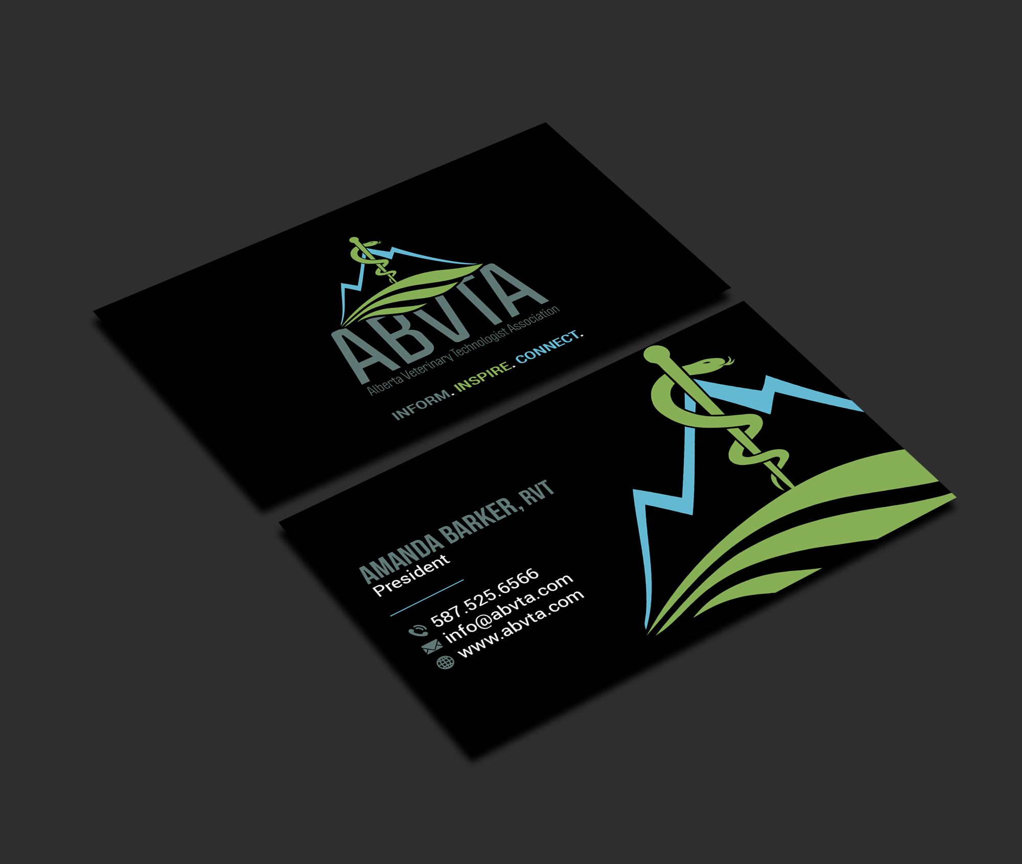 Business Card Design by Creations Box 2015 for Alberta Veterinary Technologist Association | Design #30377446