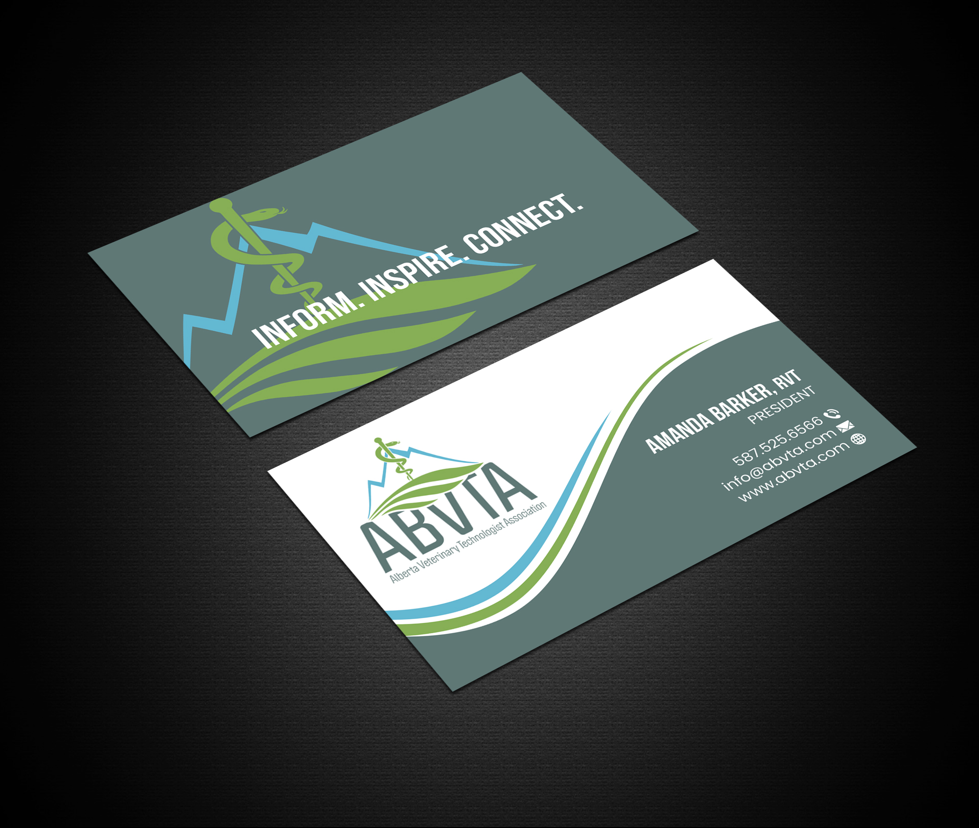 Diseño de Tarjeta de Presentación por Creations Box 2015 para Alberta Veterinary Technologist Association | Diseño #30377448