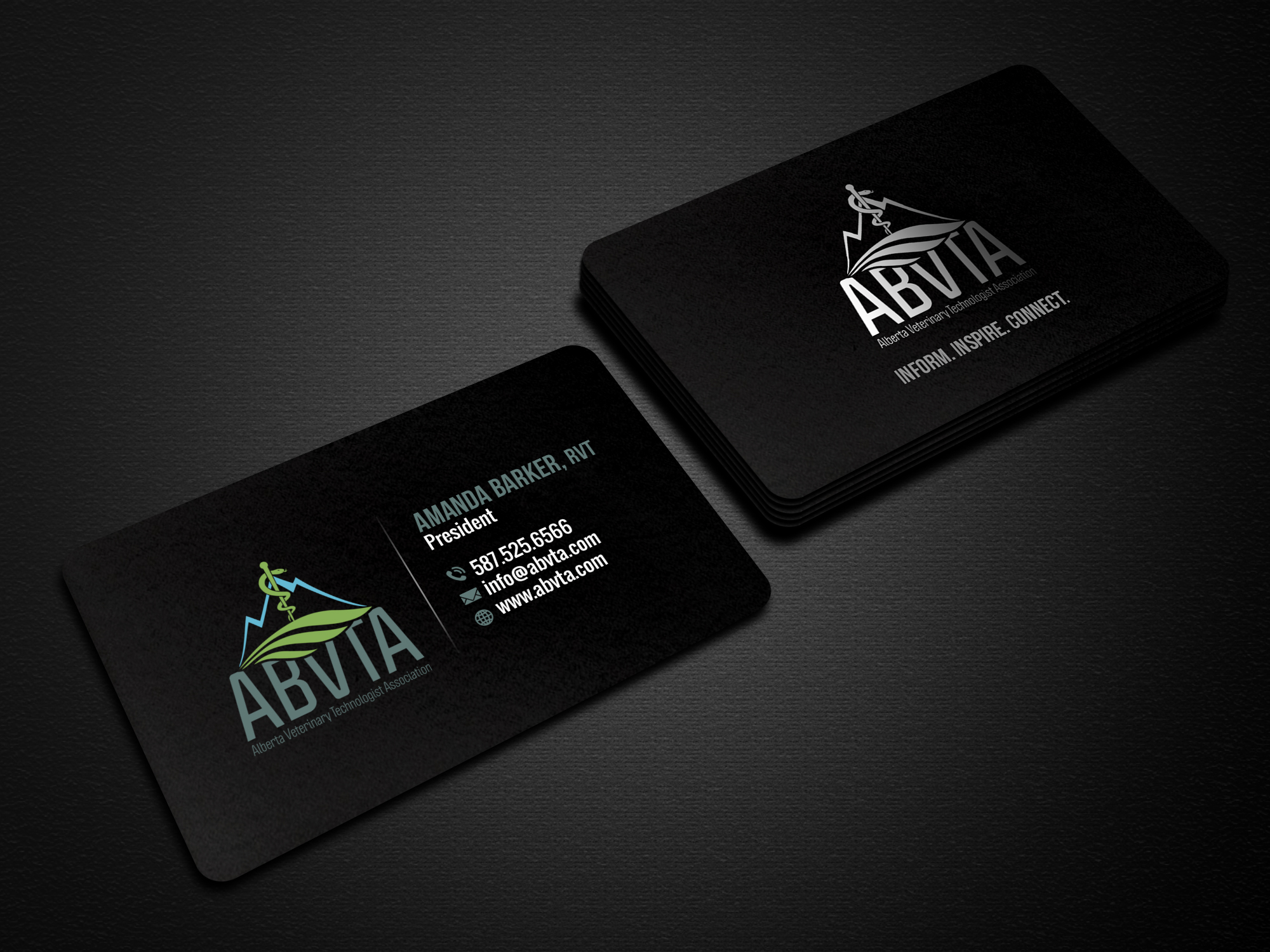 Diseño de Tarjeta de Presentación por Creations Box 2015 para Alberta Veterinary Technologist Association | Diseño #30385130