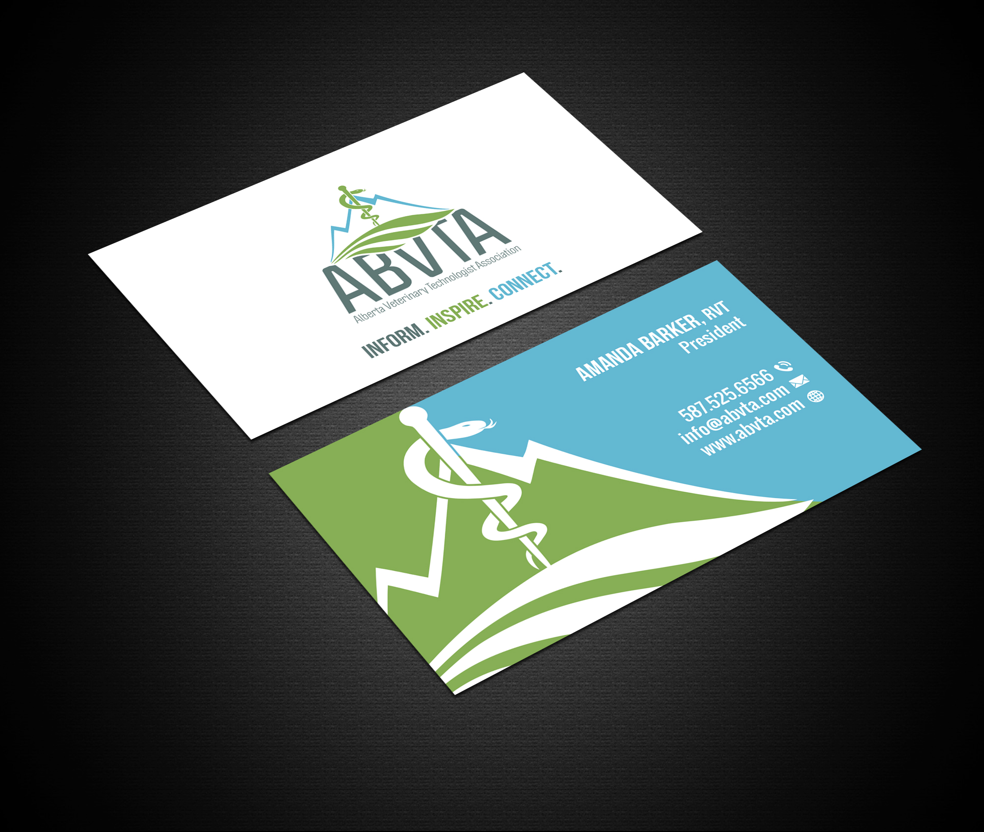 Design de Carte de Visite par Creations Box 2015 pour Alberta Veterinary Technologist Association | Design #30385131