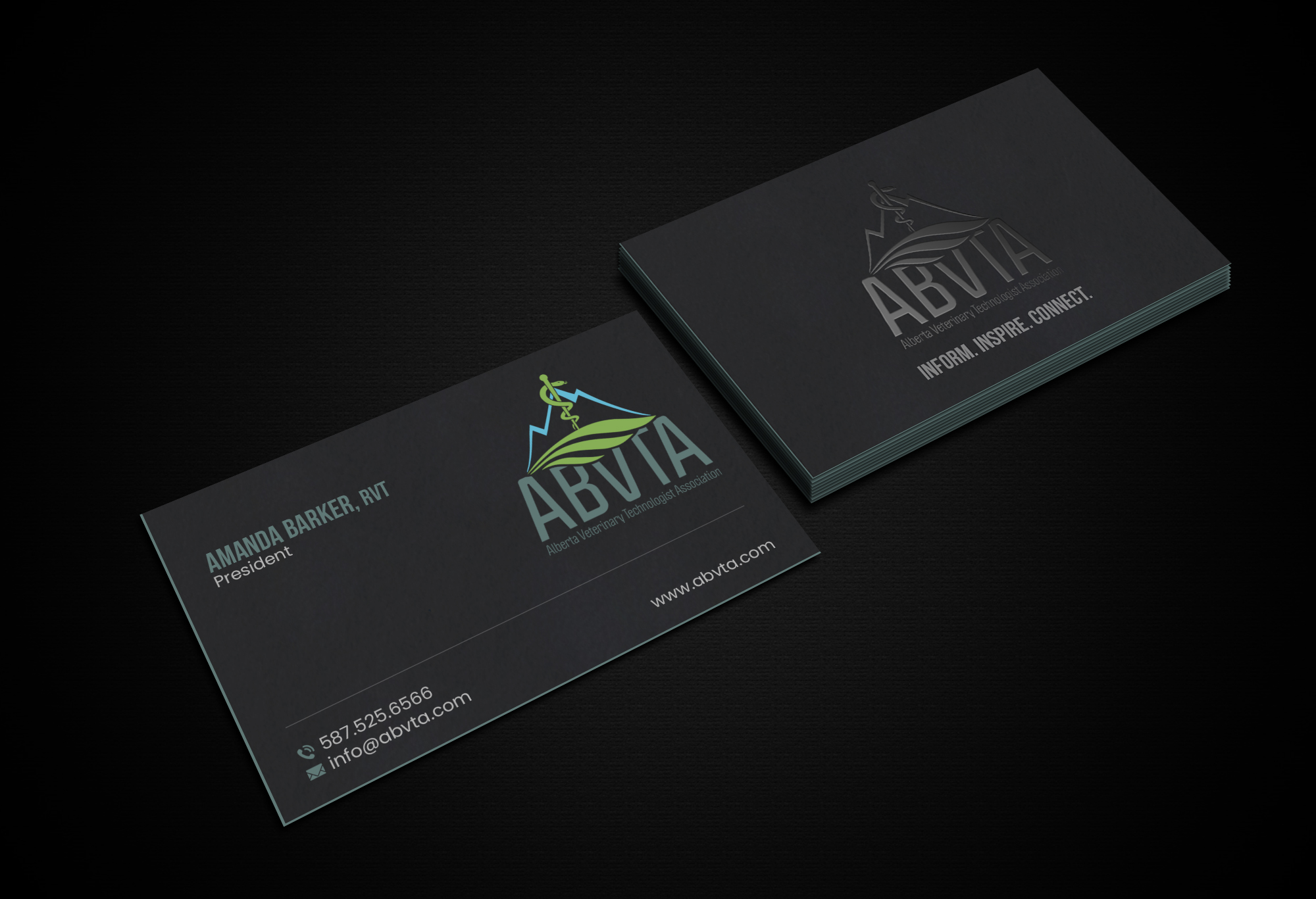 Diseño de Tarjeta de Presentación por Creations Box 2015 para Alberta Veterinary Technologist Association | Diseño #30385146
