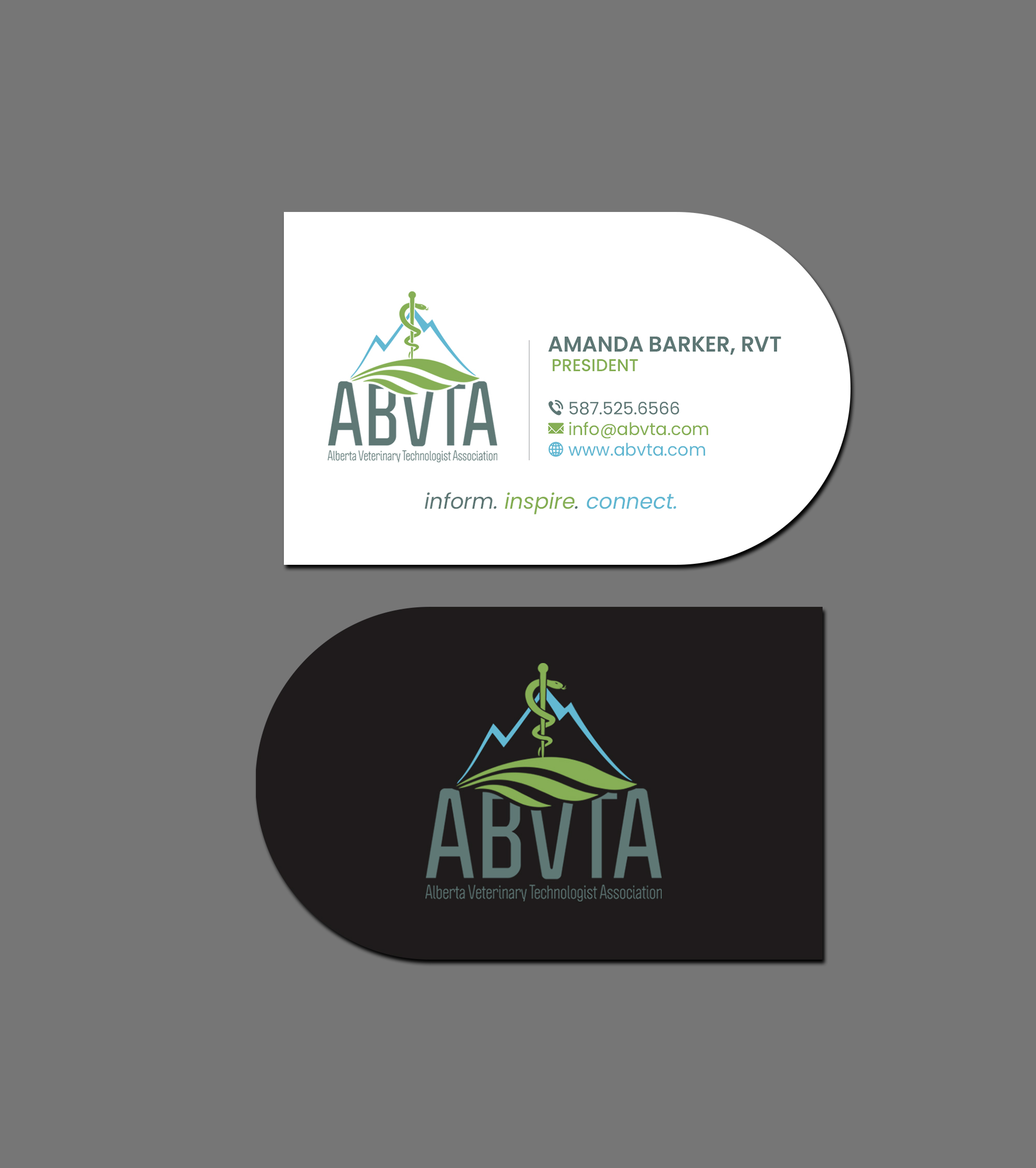 Diseño de Tarjeta de Presentación por Creations Box 2015 para Alberta Veterinary Technologist Association | Diseño #30391473