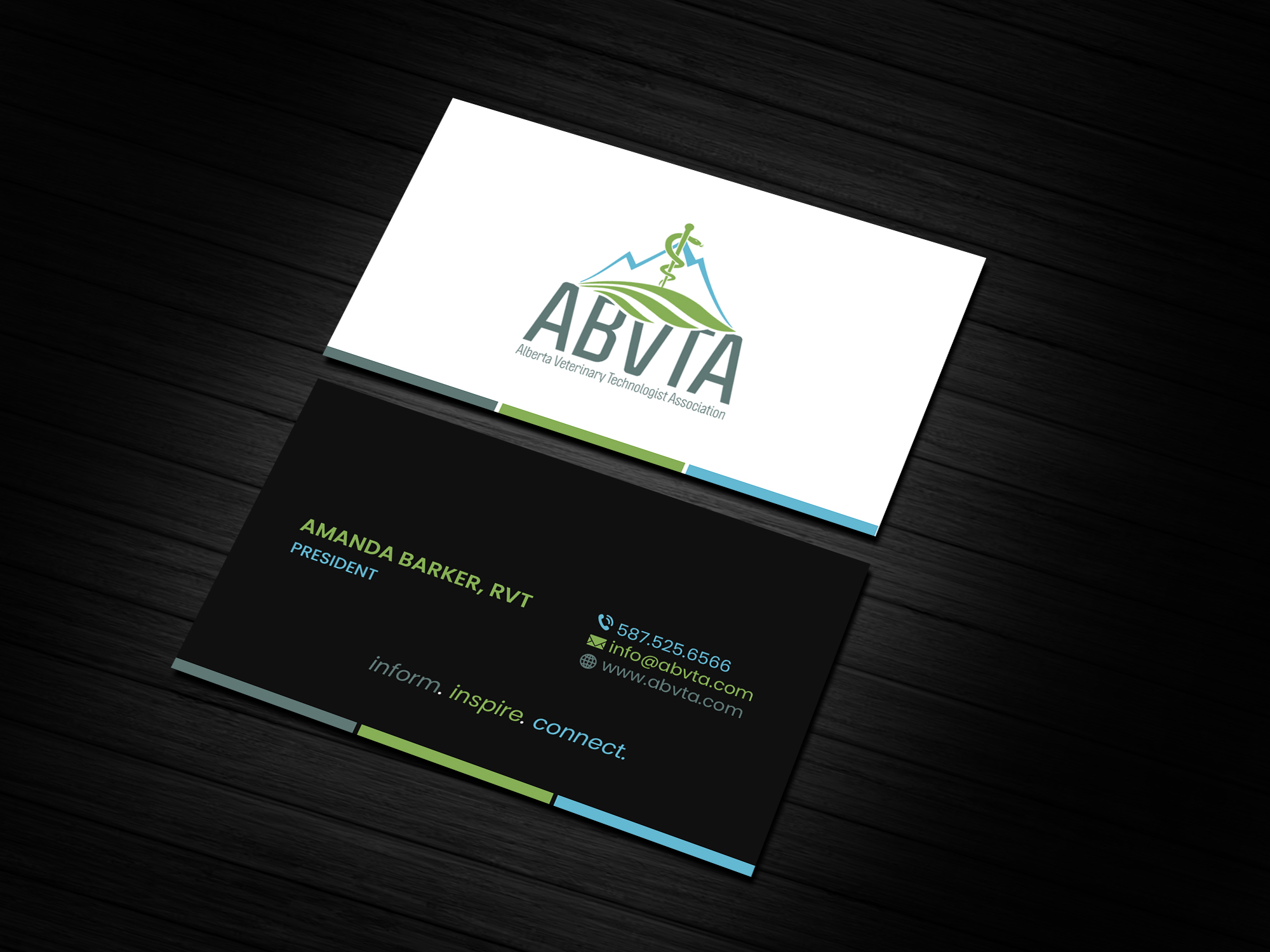 Diseño de Tarjeta de Presentación por Creations Box 2015 para Alberta Veterinary Technologist Association | Diseño #30391510