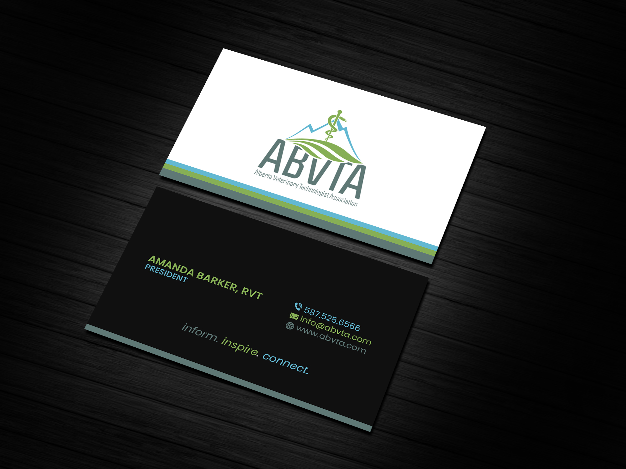 Diseño de Tarjeta de Presentación por Creations Box 2015 para Alberta Veterinary Technologist Association | Diseño #30391511