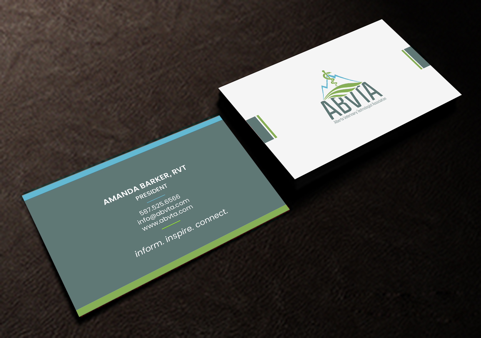 Visitenkarten-Design von Creations Box 2015 für Alberta Veterinary Technologist Association | Design #30391514