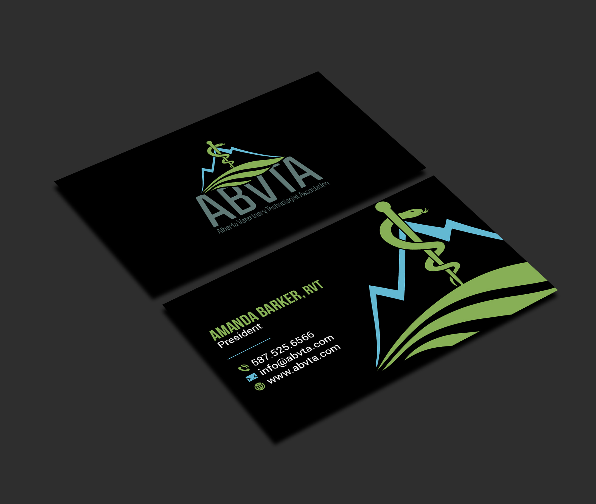 Business Card Design by Creations Box 2015 for Alberta Veterinary Technologist Association | Design #30407198