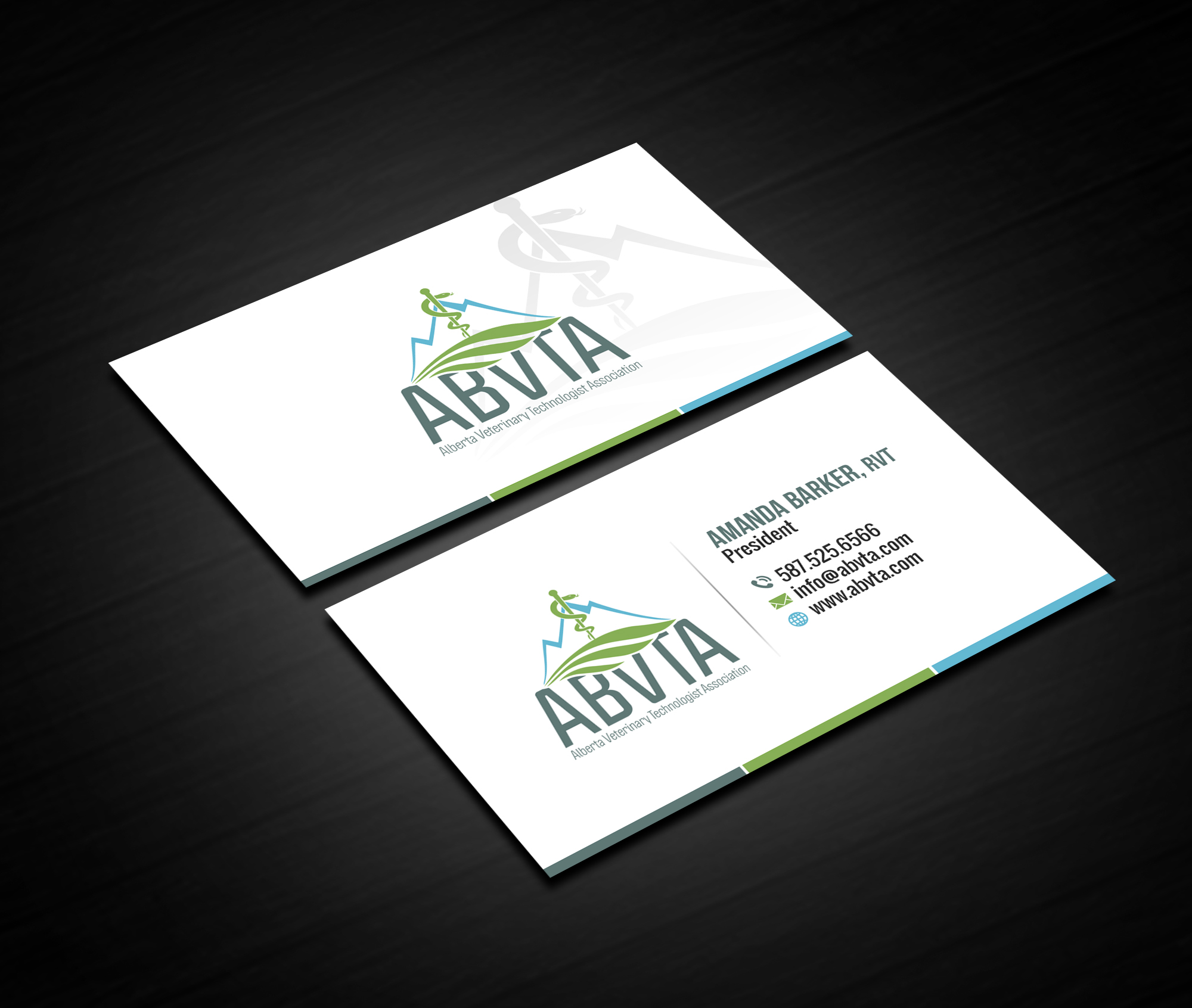 Business Card Design by Creations Box 2015 for Alberta Veterinary Technologist Association | Design #30407201