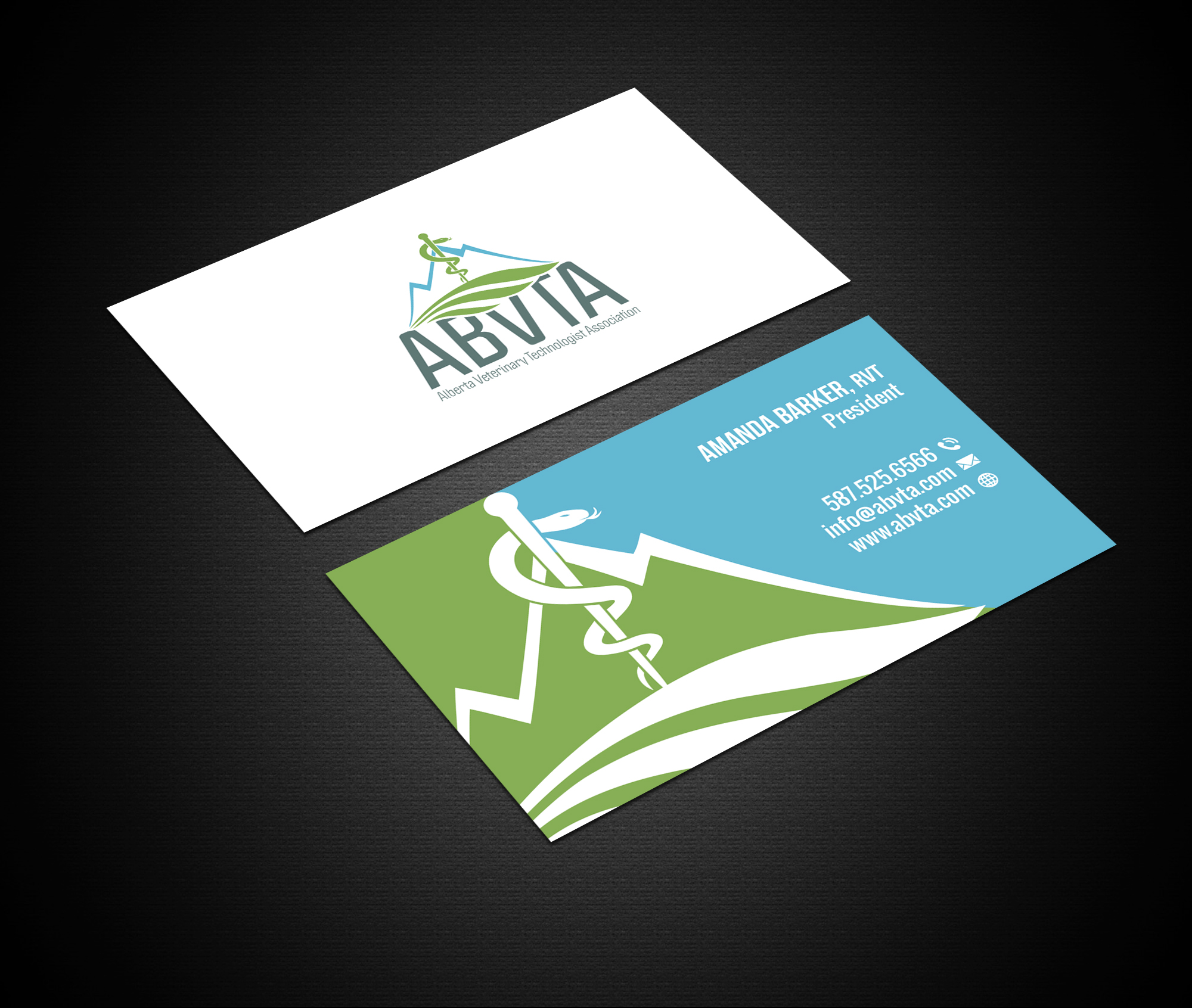 Business Card Design by Creations Box 2015 for Alberta Veterinary Technologist Association | Design #30407204