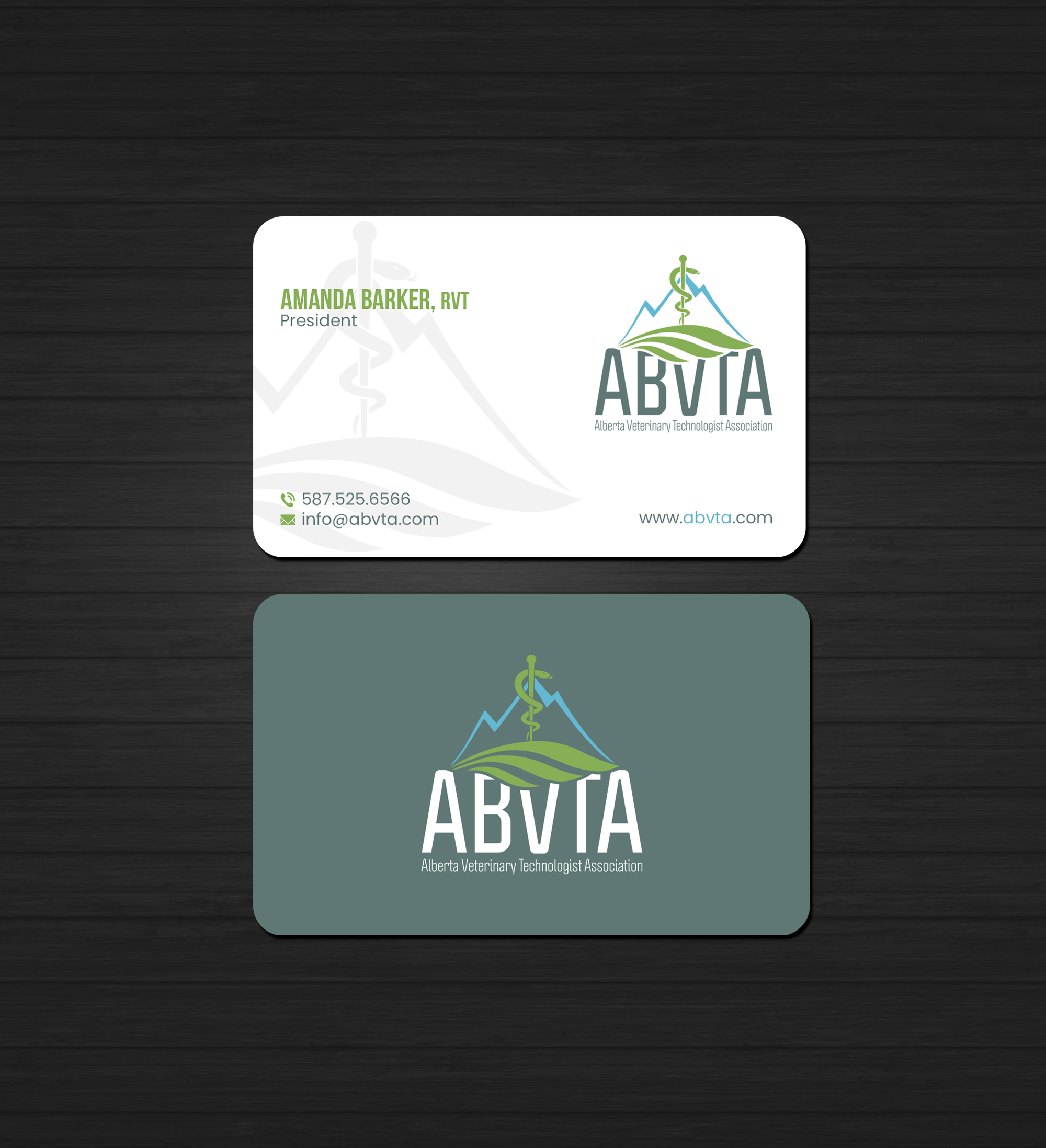 Visitenkarten-Design von Creations Box 2015 für Alberta Veterinary Technologist Association | Design: #30407206