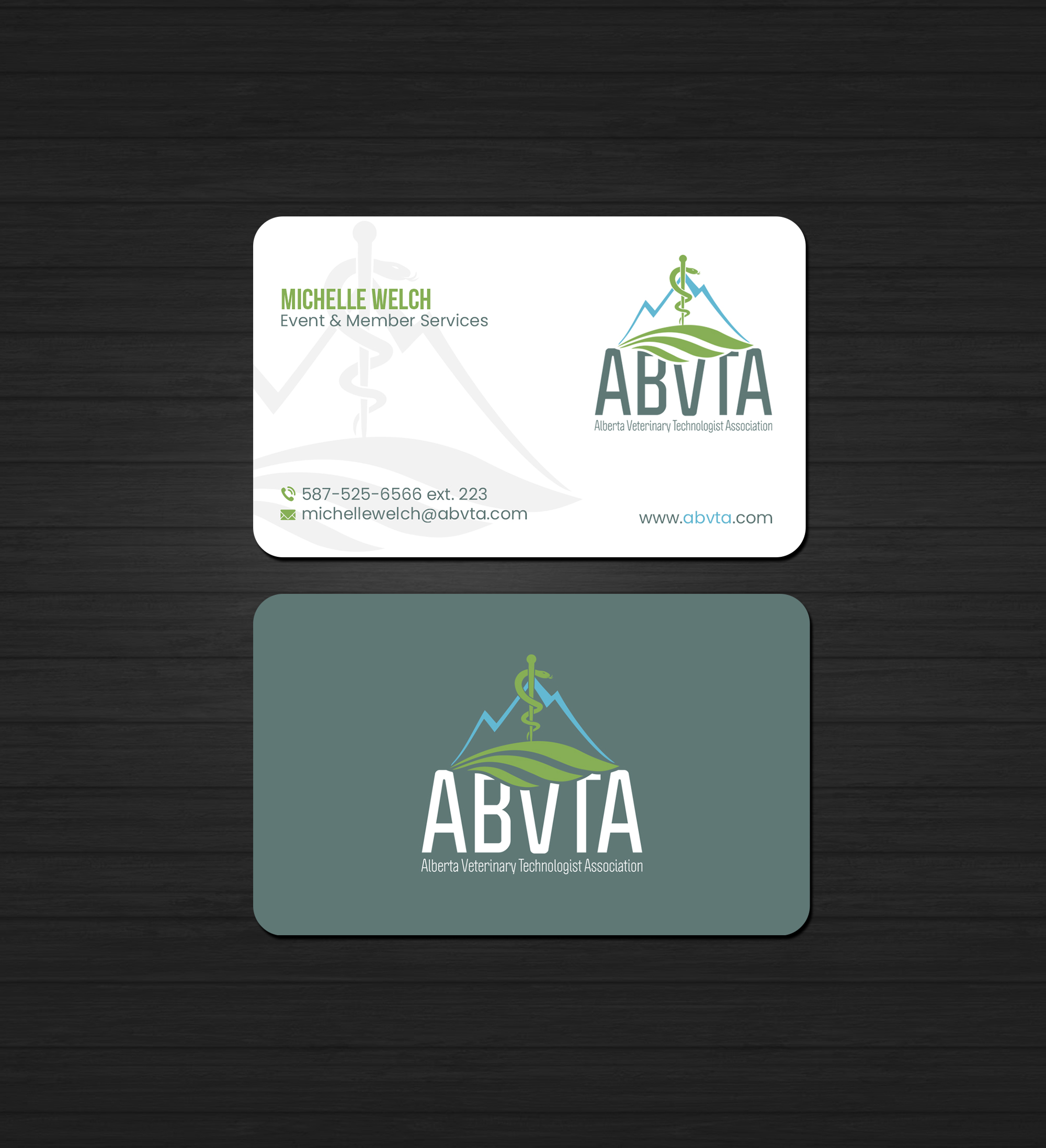 Diseño de Tarjeta de Presentación por Creations Box 2015 para Alberta Veterinary Technologist Association | Diseño #30519299