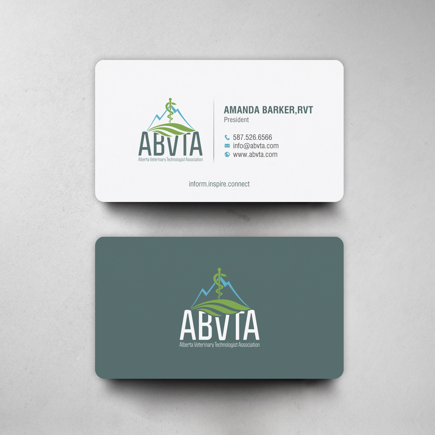 Design de Carte de Visite par chandrayaan.creative pour Alberta Veterinary Technologist Association | Design #30370514