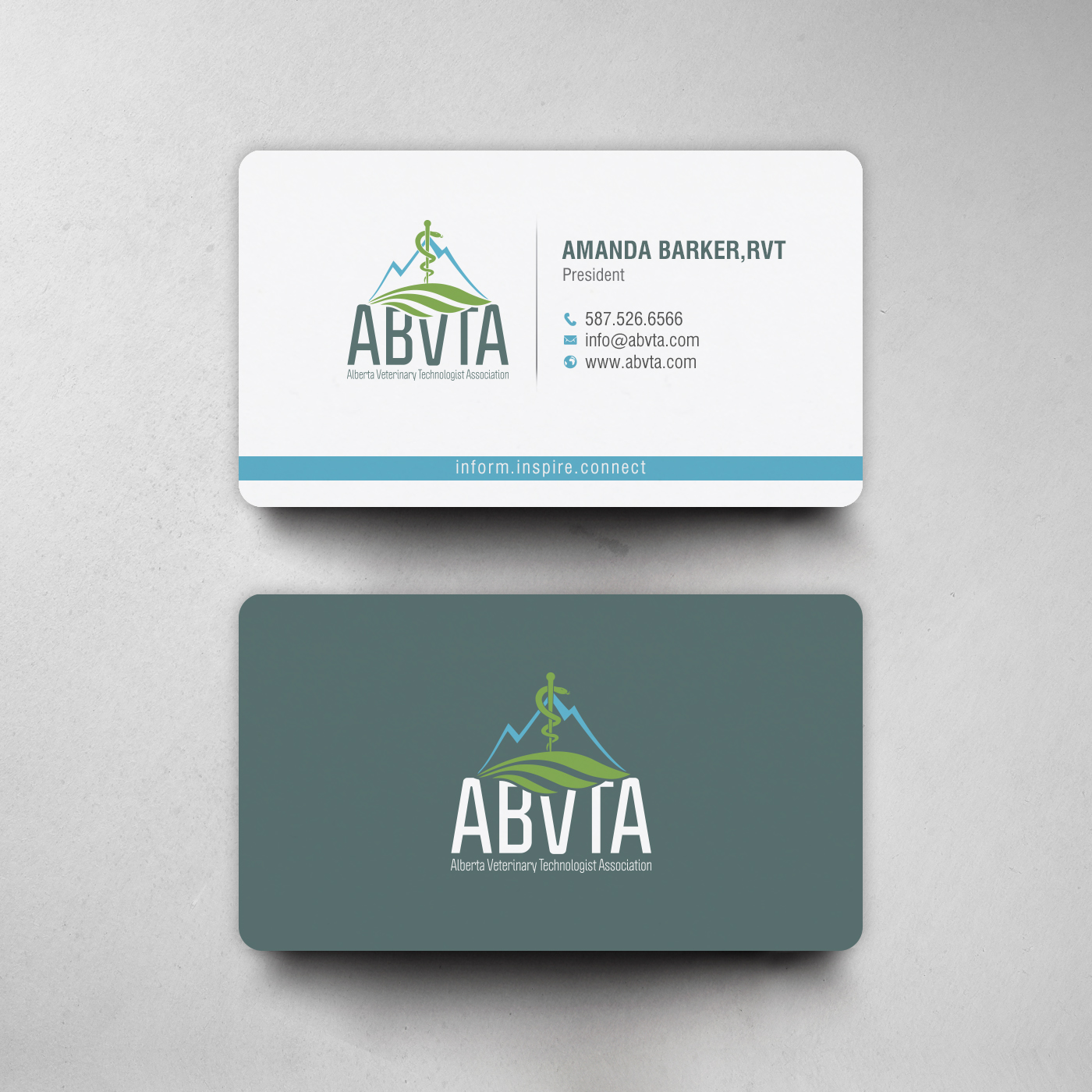 Design de Carte de Visite par chandrayaan.creative pour Alberta Veterinary Technologist Association | Design #30370523
